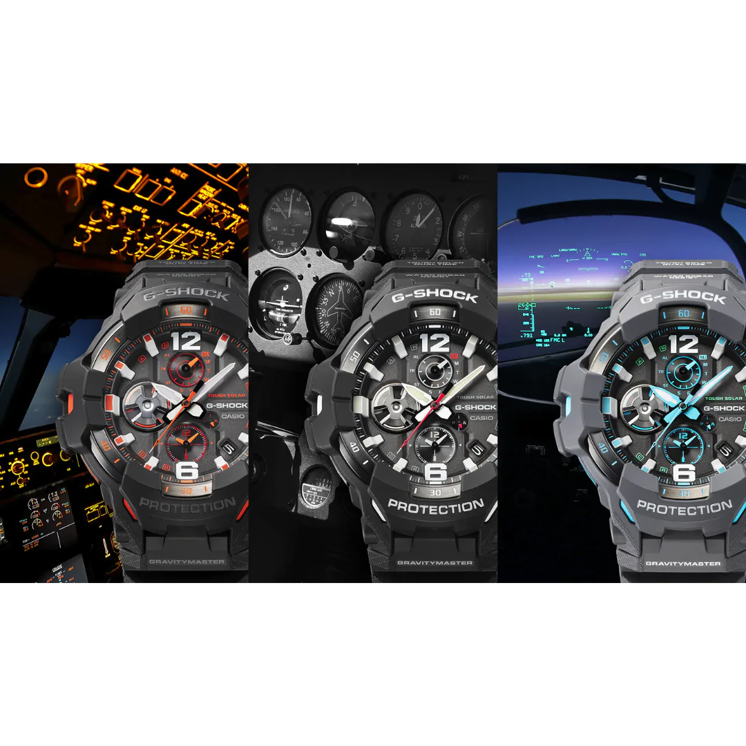 CASIO G-SHOCK GR-B300-1A4DR MASTER OF G ANALOG-DIGITAL BLACK WATCH - Image 10