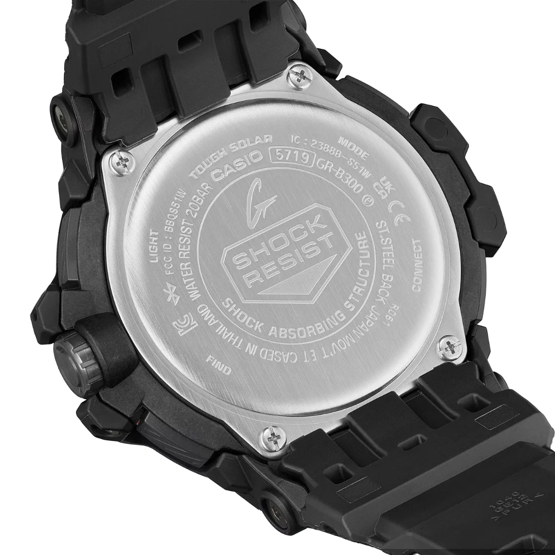 CASIO G-SHOCK GR-B300-1A4DR MASTER OF G ANALOG-DIGITAL BLACK WATCH - Image 5