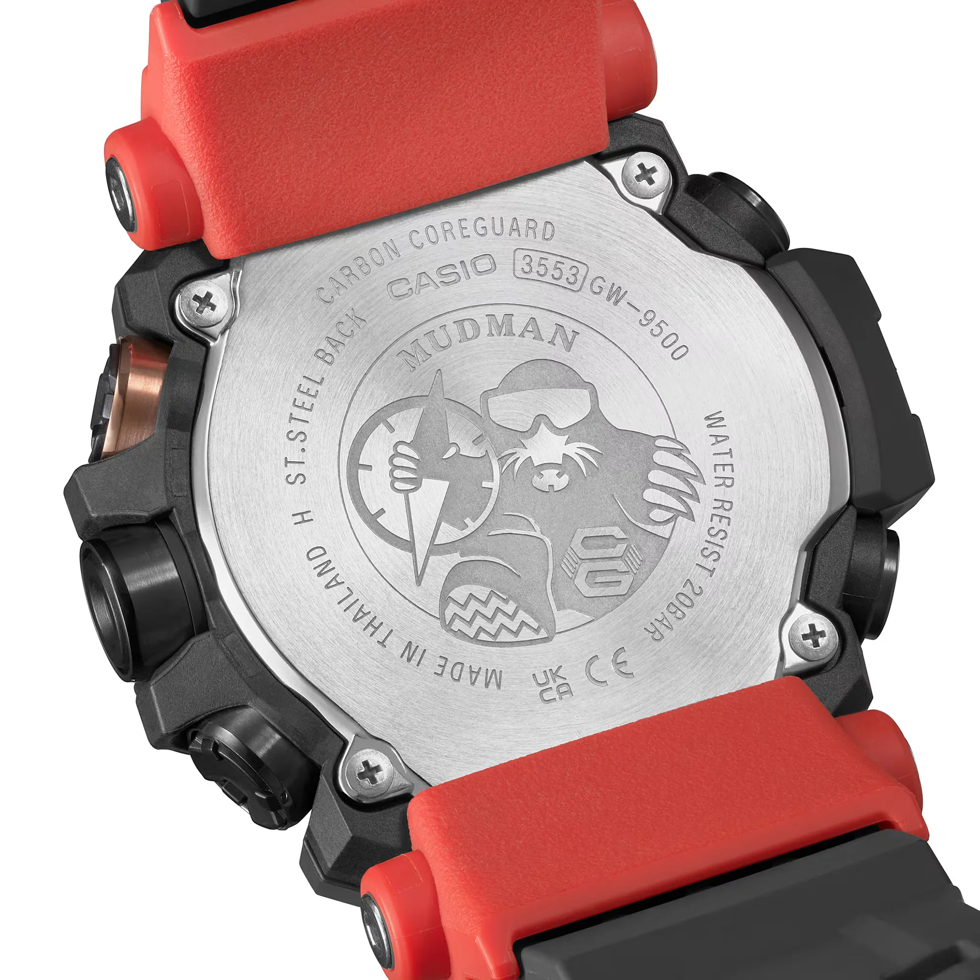 CASIO G-SHOCK GW-9500-1A4DR MASTER OF G - LAND MUDMAN ORANGE WATCH - Image 6