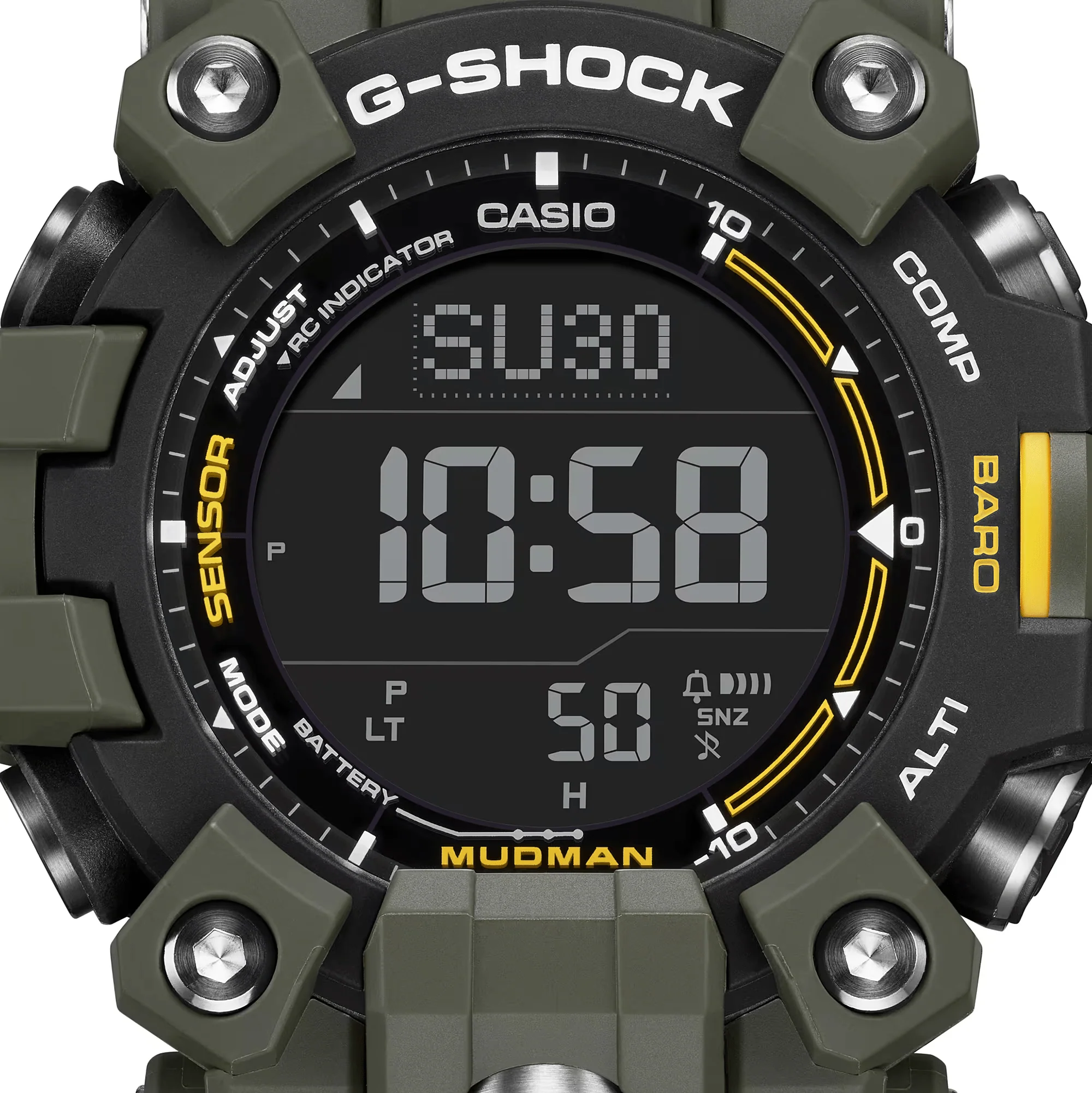 CASIO G-SHOCK GW-9500-3DR MASTER OF G - LAND MUDMAN GREEN WATCH - Image 12