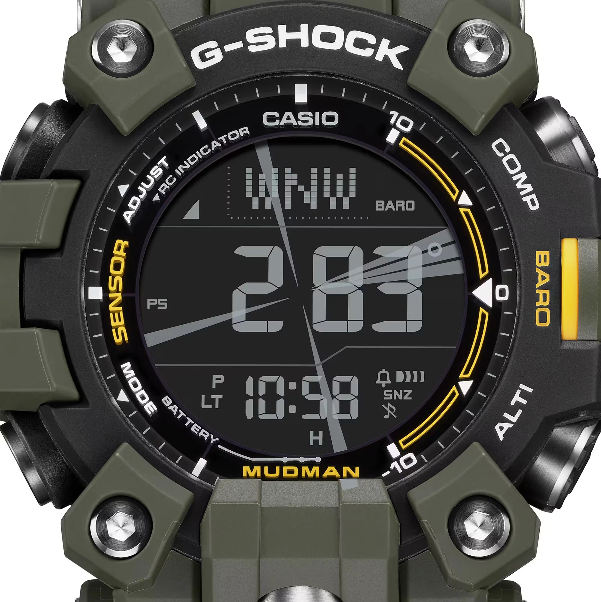 CASIO G-SHOCK GW-9500-3DR MASTER OF G - LAND MUDMAN GREEN WATCH - Image 6
