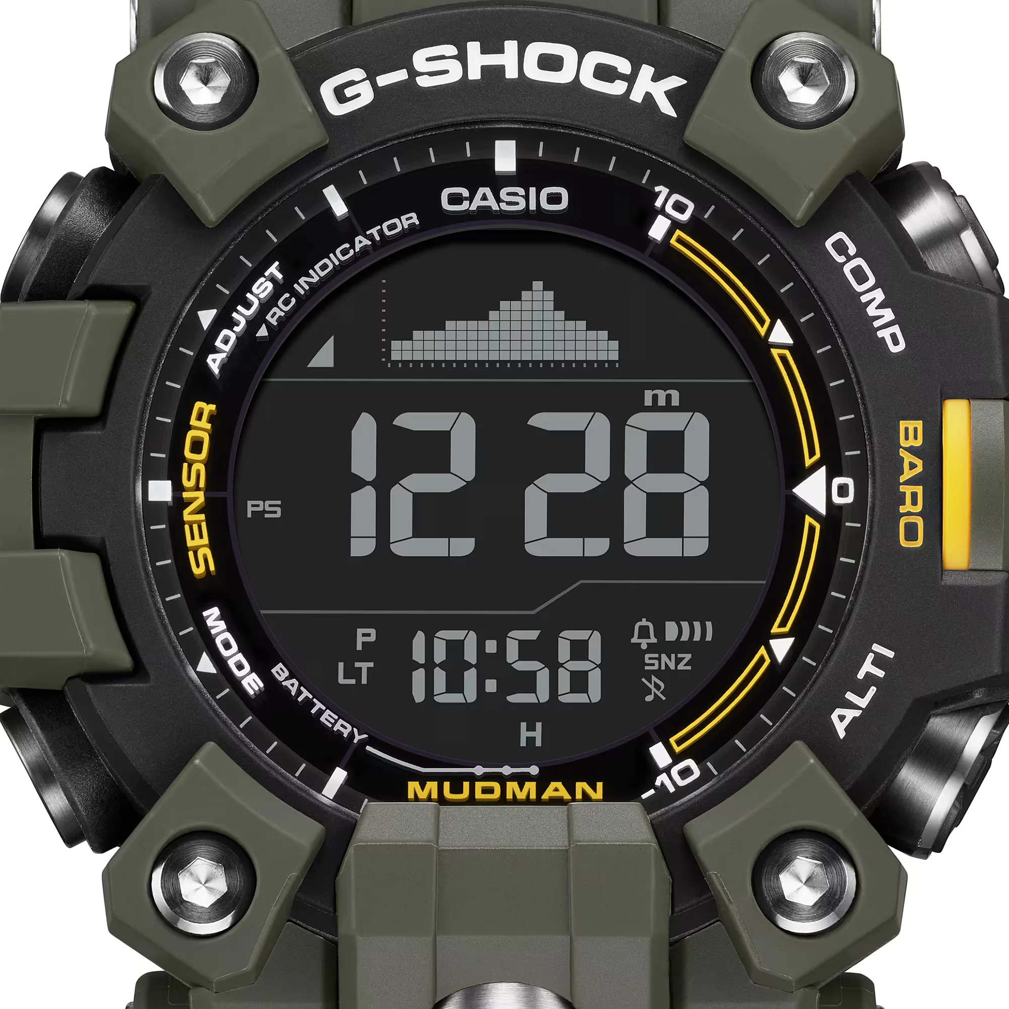 CASIO G-SHOCK GW-9500-3DR MASTER OF G - LAND MUDMAN GREEN WATCH - Image 8