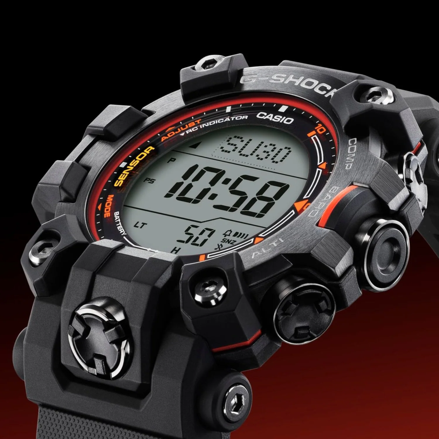CASIO G-SHOCK GW-9500MEC-1DR MASTER OF G - LAND MUDMAN BLACK WATCH - Image 15