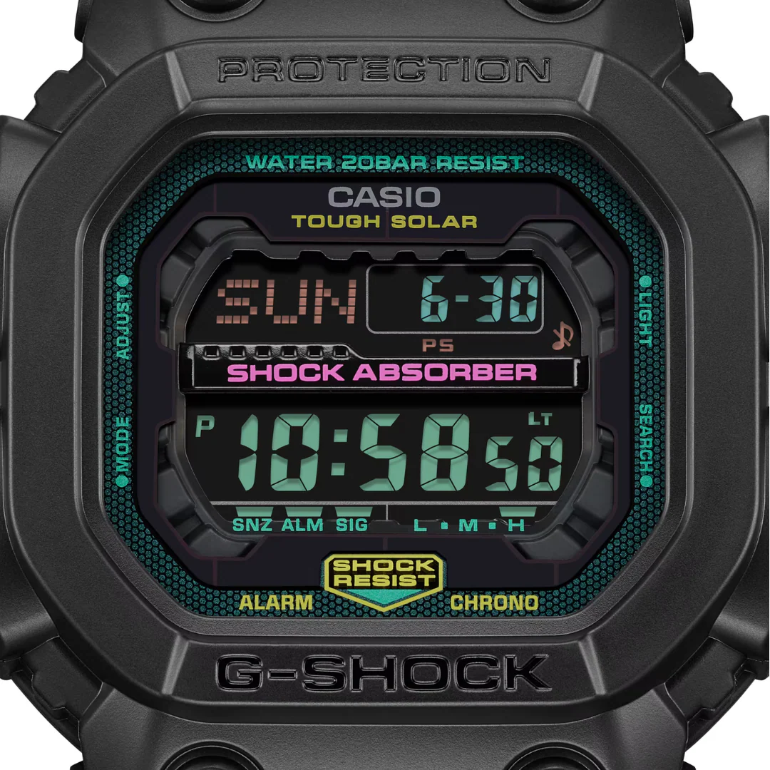 CASIO G-SHOCK GX-56MF-1DR STANDARD DIGITAL BLACK WATCH - Image 4