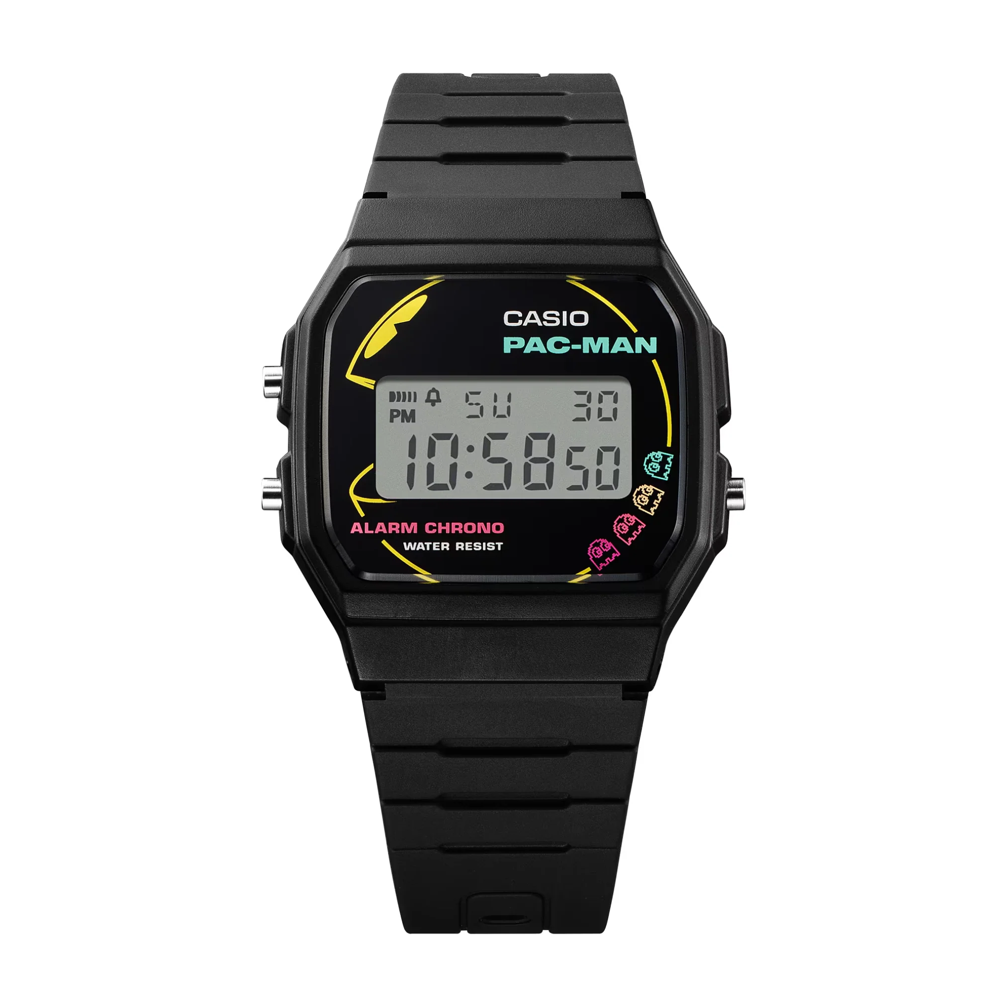 CASIO G-SHOCK PAC-MAN COLLABORATION STANDARD MEN WATCH F-91WPC-1ADR - Image 5