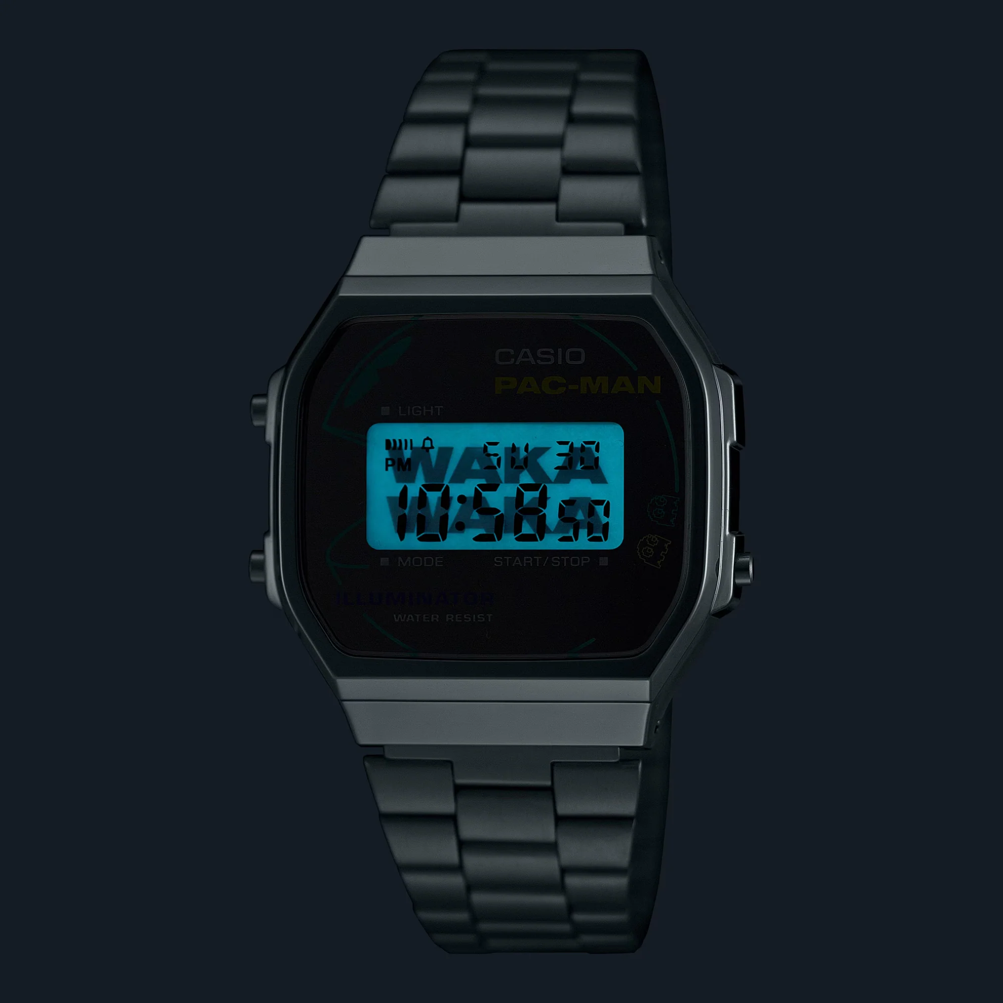 CASIO G-SHOCK PAC-MAN COLLABORATION VINTAGE MEN WATCH A168WEPC-7ADR - Image 5