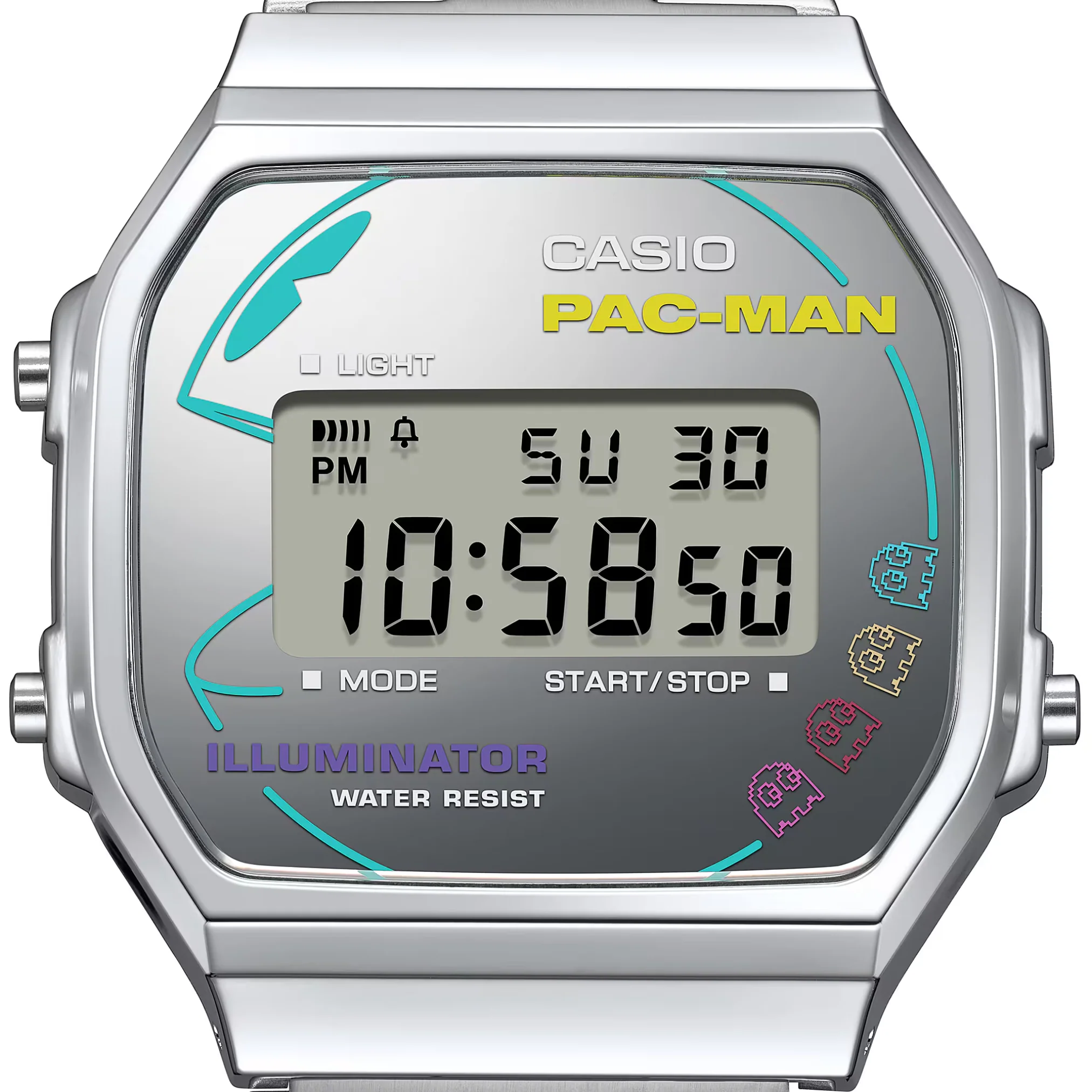 CASIO G-SHOCK PAC-MAN COLLABORATION VINTAGE MEN WATCH A168WEPC-7ADR - Image 6