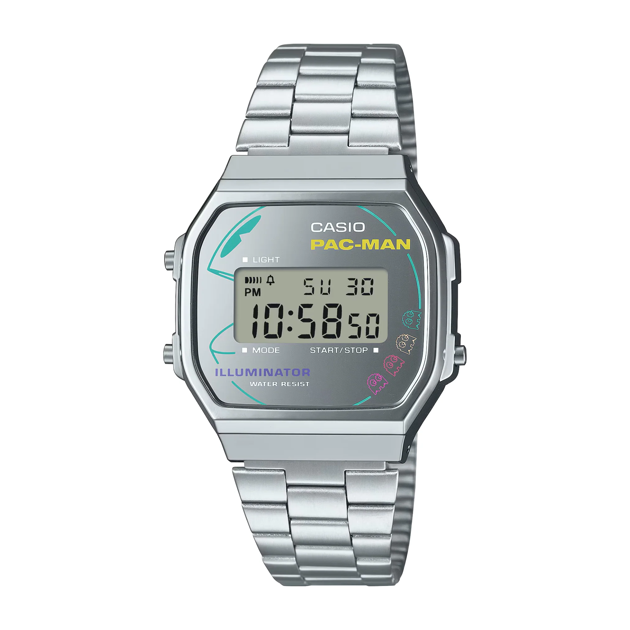 CASIO G-SHOCK PAC-MAN COLLABORATION VINTAGE MEN WATCH A168WEPC-7ADR - Image 7