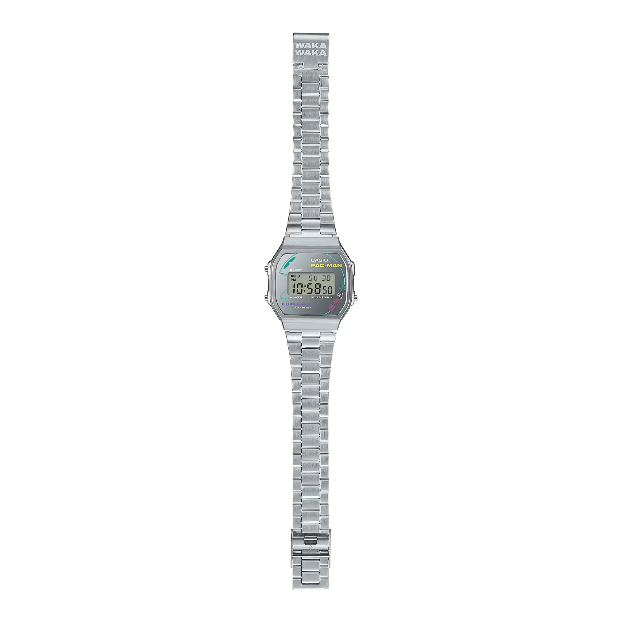 CASIO G-SHOCK PAC-MAN COLLABORATION VINTAGE MEN WATCH A168WEPC-7ADR - Image 8