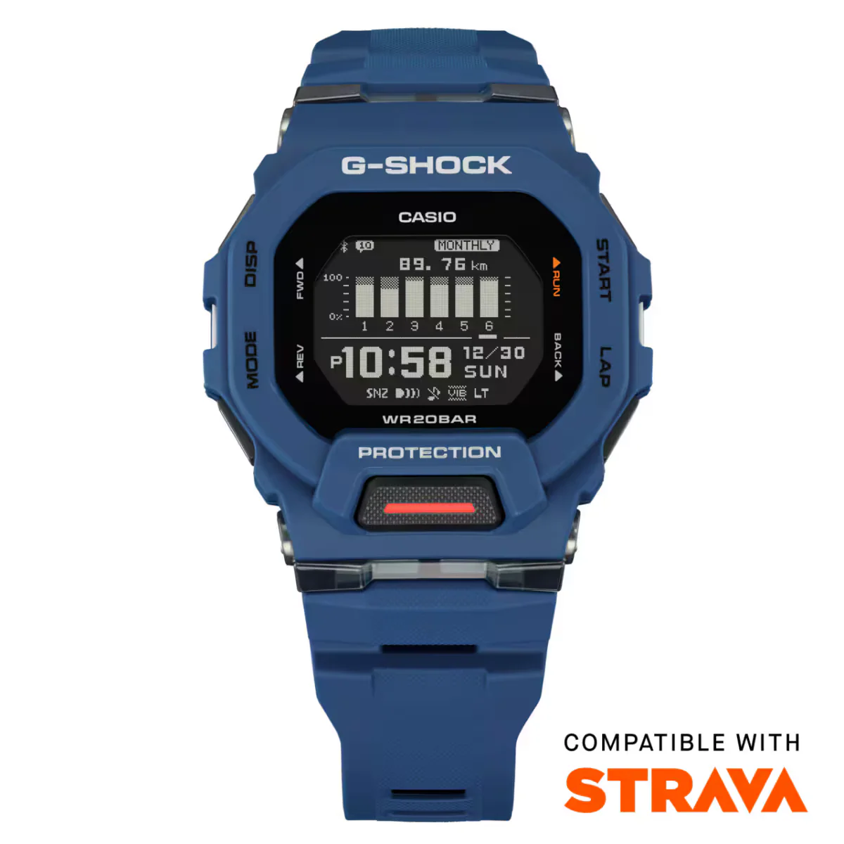 CASIO G-SHOCK SPORTS GBD-200-2DR DIGITAL BLUE WATCH - Image 2