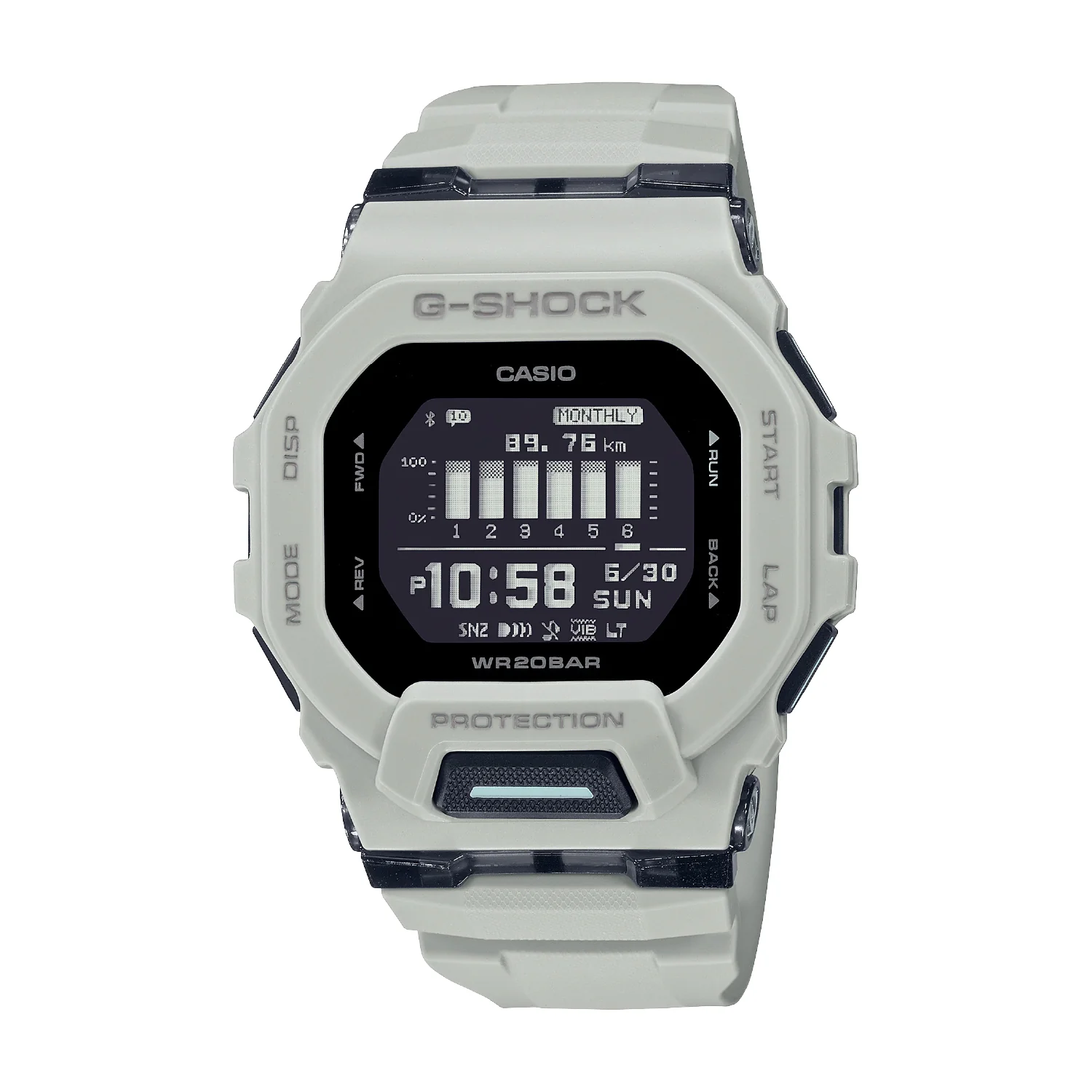 CASIO G-SHOCK SPORTS GBD-200UU-9DR DIGITAL GREY WATCH