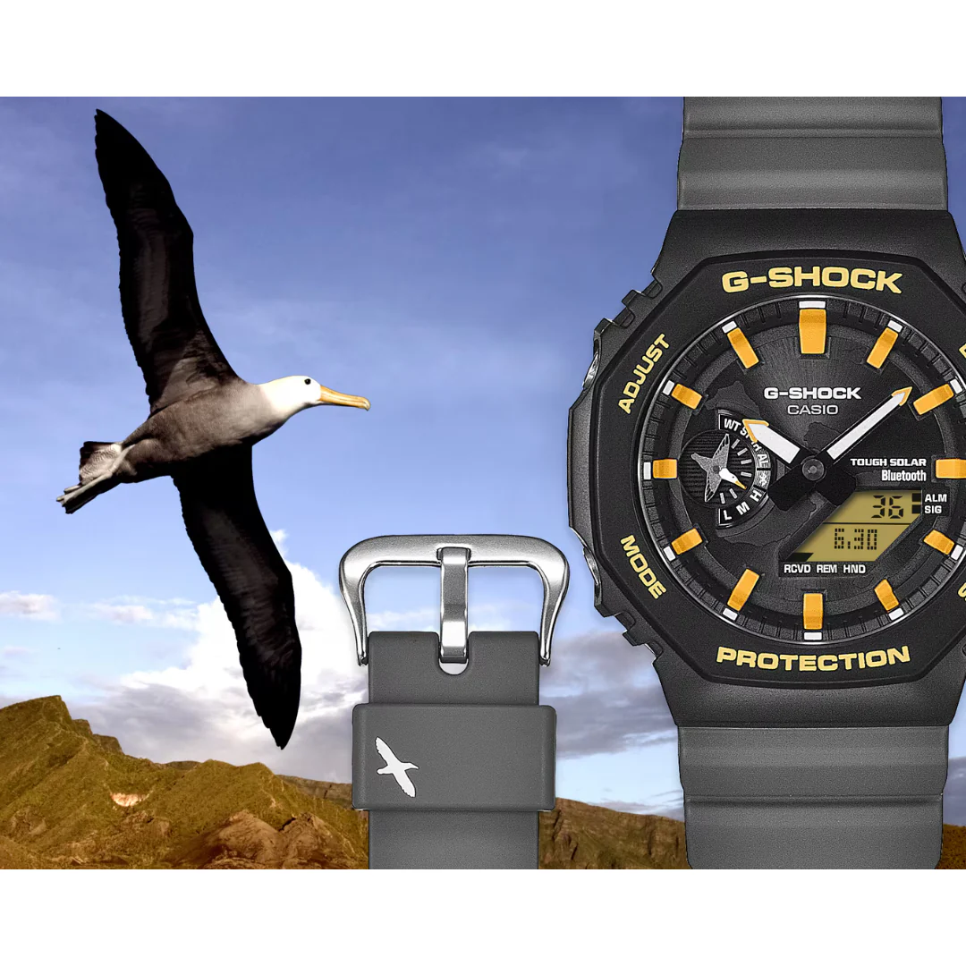CASIO G-SHOCK X CHARLES DARWIN FOUNDATION GA-B2100DF-1ADR ANALOG-DIGITAL MEN WATCH - Image 3