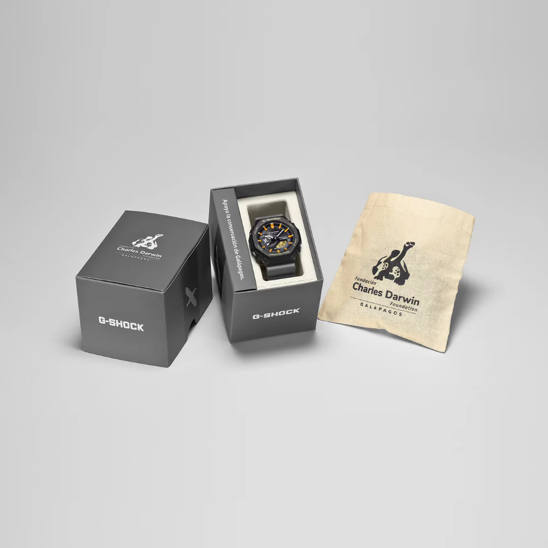 CASIO G-SHOCK X CHARLES DARWIN FOUNDATION GA-B2100DF-1ADR ANALOG-DIGITAL MEN WATCH - Image 8