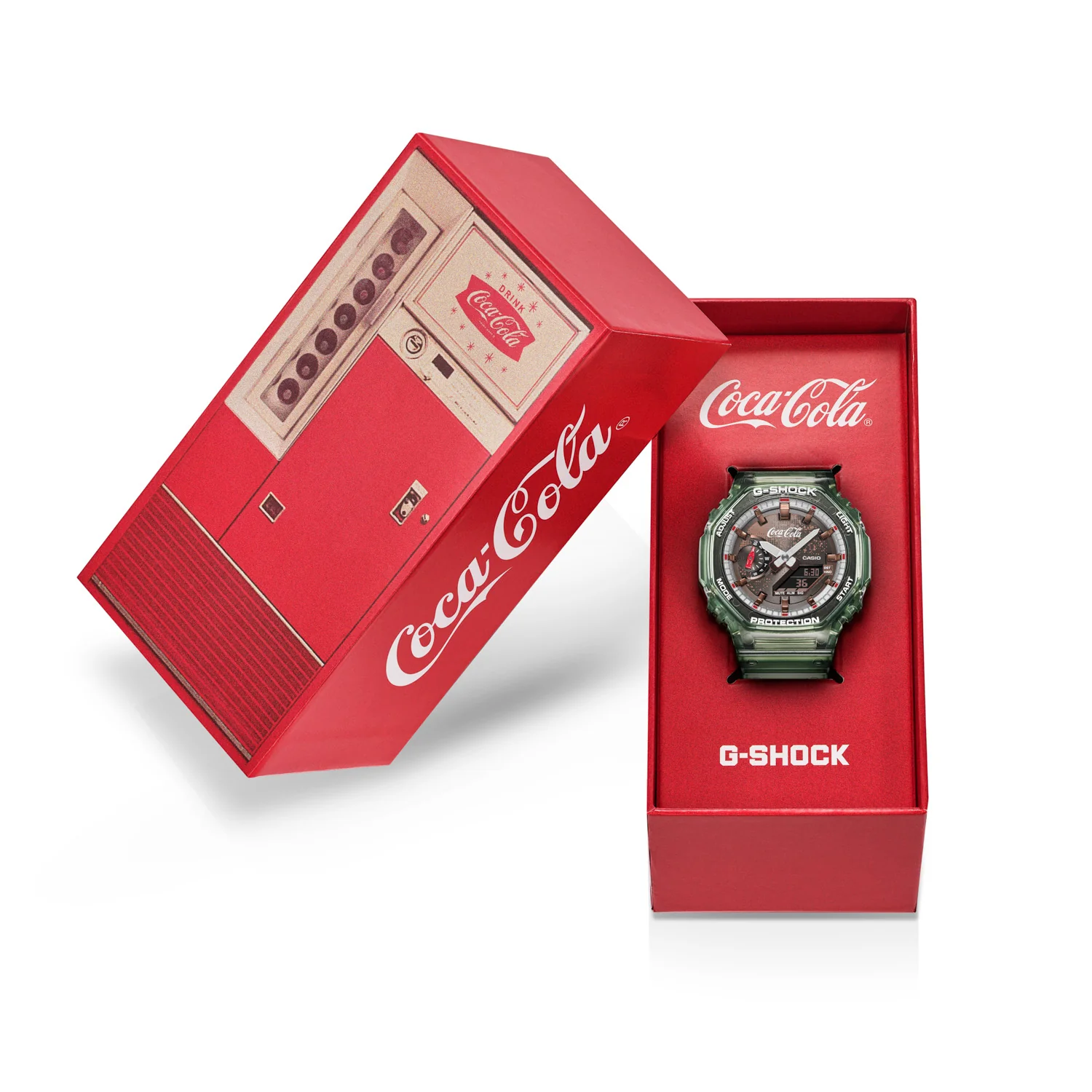 CASIO G-SHOCK X COCA-COLA GA-2100CC-3ADR ANALOG-DIGITAL MEN WATCH - Image 11