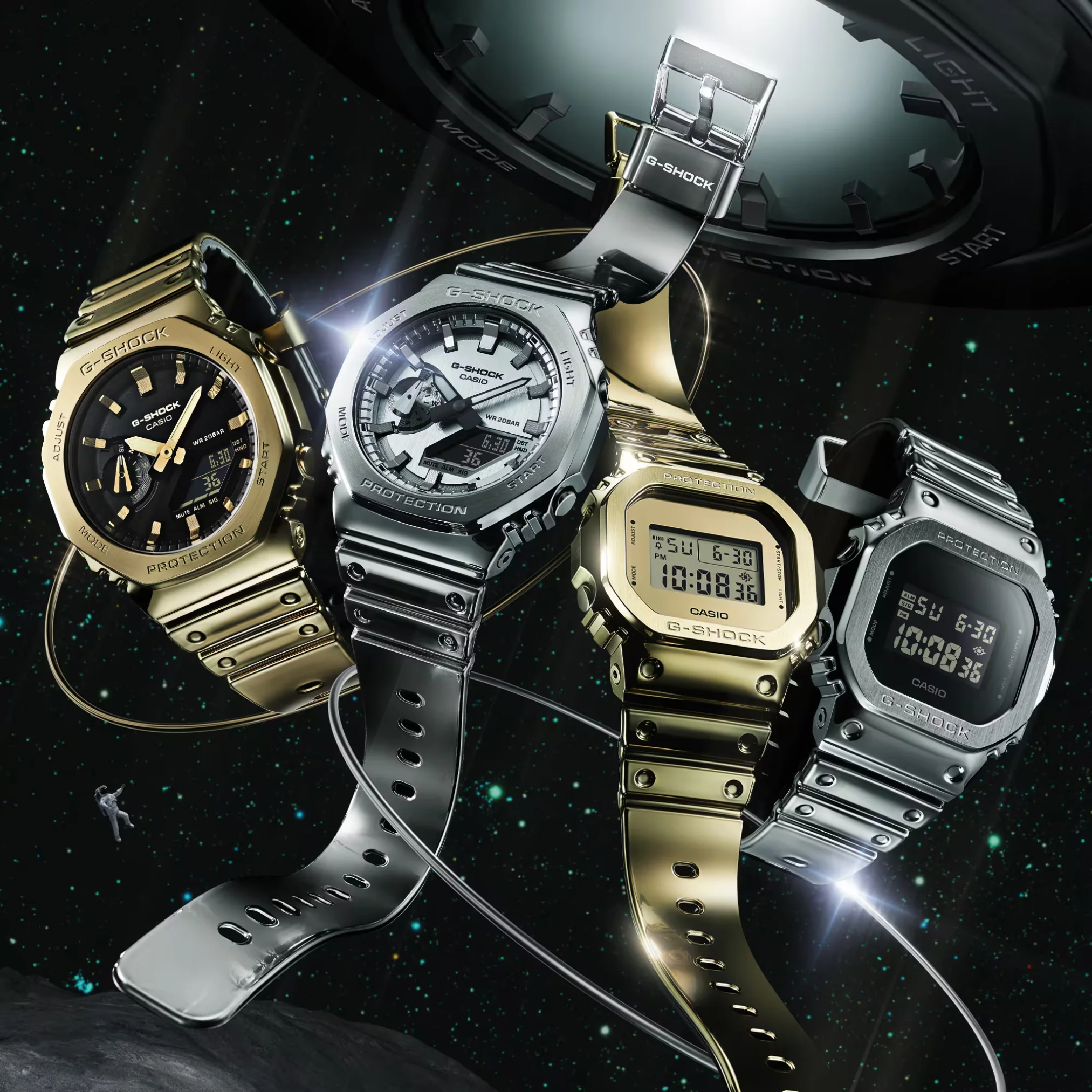CASIO G-SHOCK G-STEEL GM-2100YMG-9ADR FINE METALLIC ANALOG-DIGITAL GOLD WATCH - Image 10