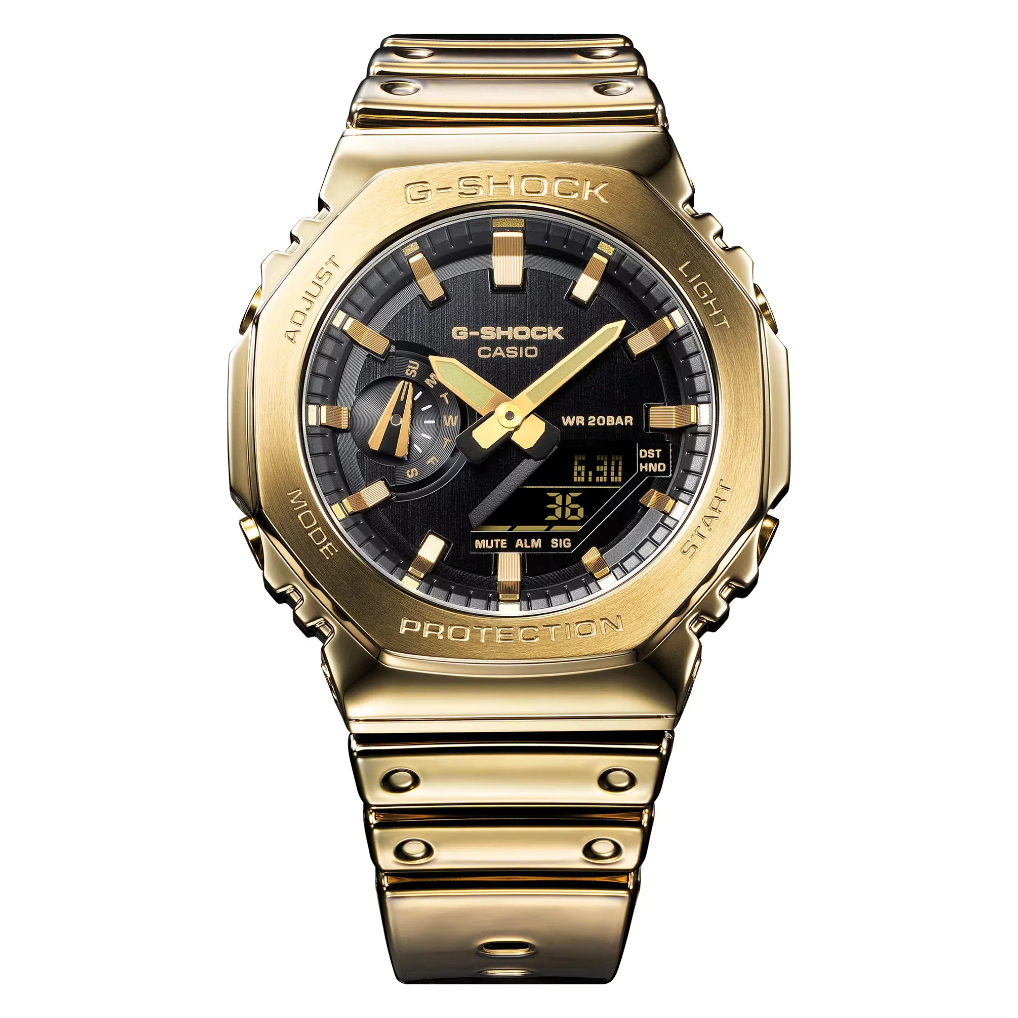 CASIO G-SHOCK G-STEEL GM-2100YMG-9ADR FINE METALLIC ANALOG-DIGITAL GOLD WATCH - Image 2