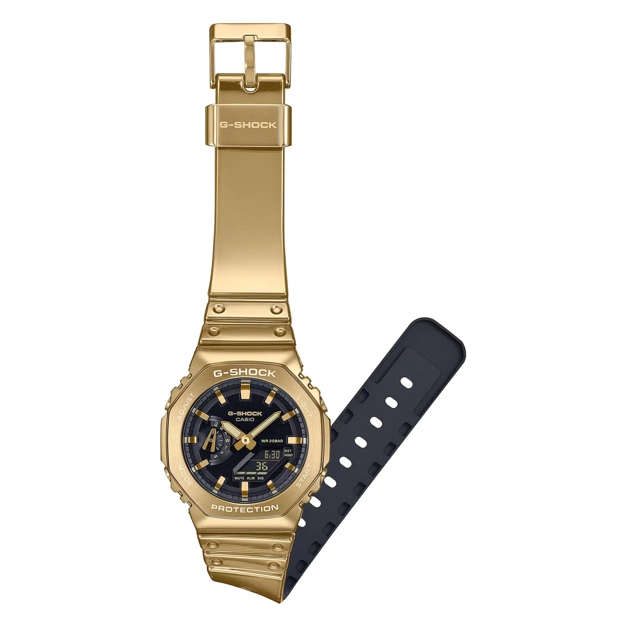 CASIO G-SHOCK G-STEEL GM-2100YMG-9ADR FINE METALLIC ANALOG-DIGITAL GOLD WATCH - Image 4