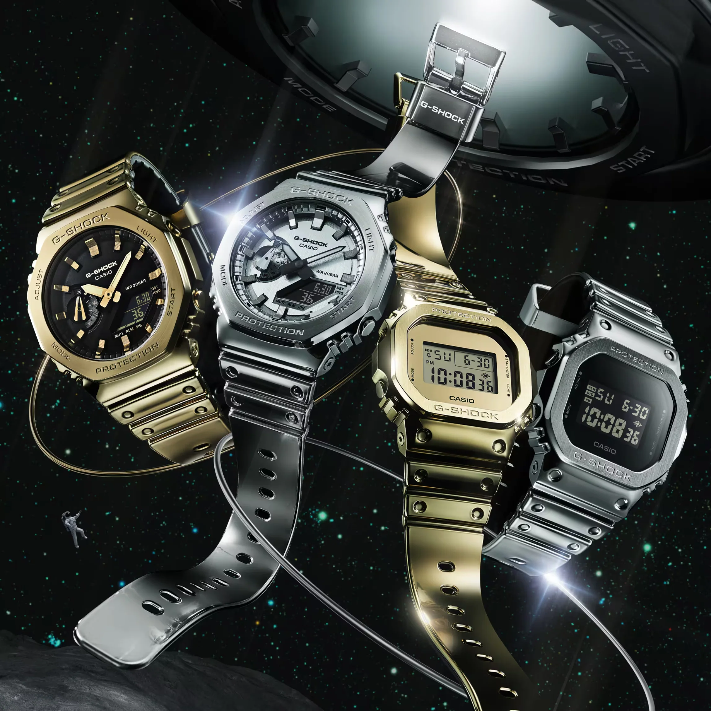 CASIO G-SHOCK G-STEEL GM-5600YM-8DR FINE METALLIC DIGITAL SILVER WATCH - Image 10