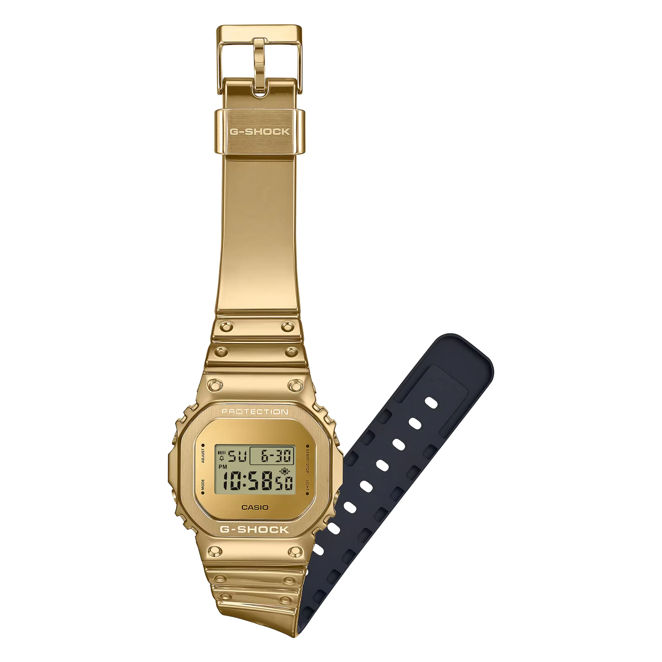 CASIO G-SHOCK G-STEEL GM-5600YMG-9DR FINE METALLIC DIGITAL GOLD WATCH - Image 4