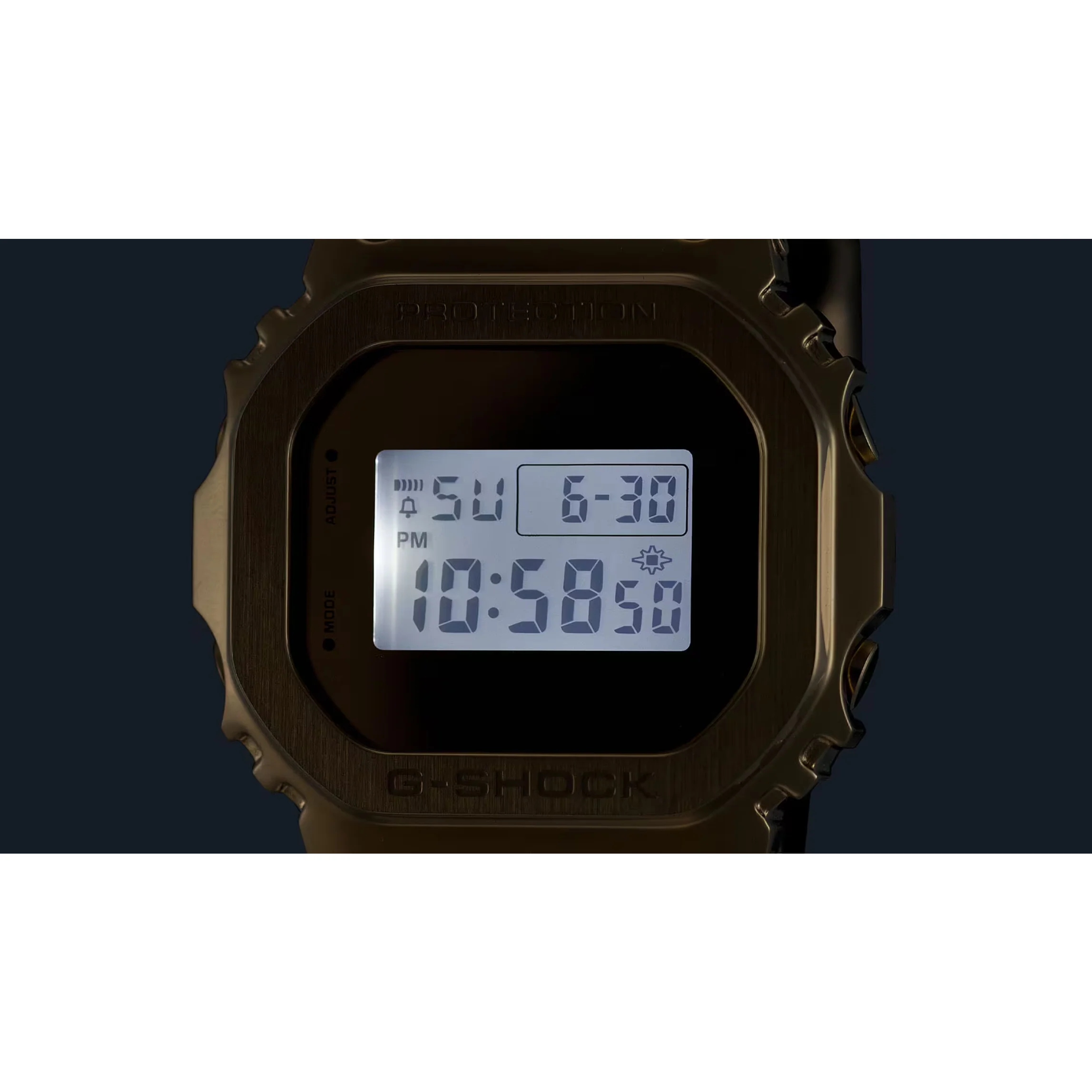 CASIO G-SHOCK G-STEEL GM-5600YMG-9DR FINE METALLIC DIGITAL GOLD WATCH - Image 7