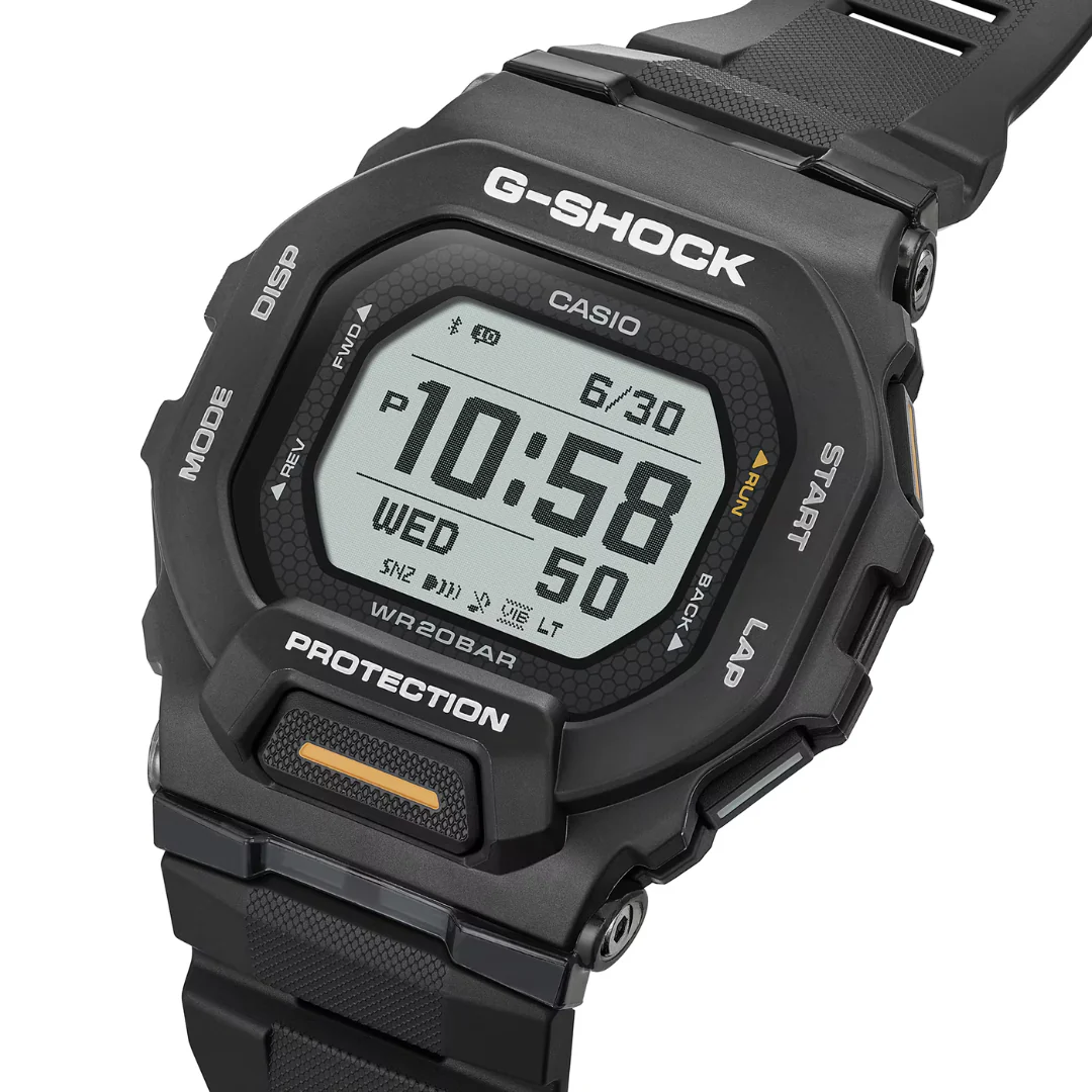 CASIO G-SHOCK G-SQUAD SPORTS GBD-200-1A1DR DIGITAL BLACK MEN WATCH - Image 2