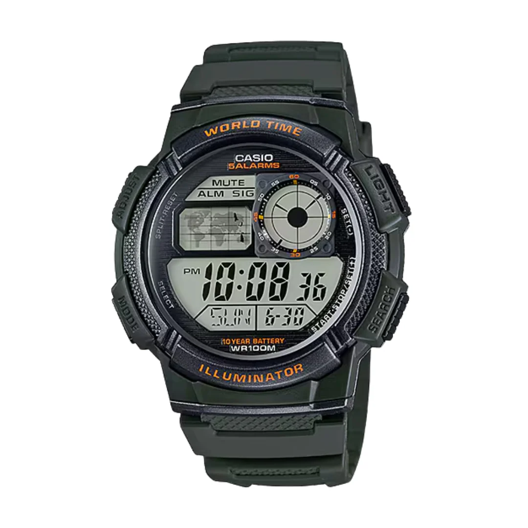 CASIO GENERAL AE-1000W-3AVDF DIGITAL BLACK MEN WATCH