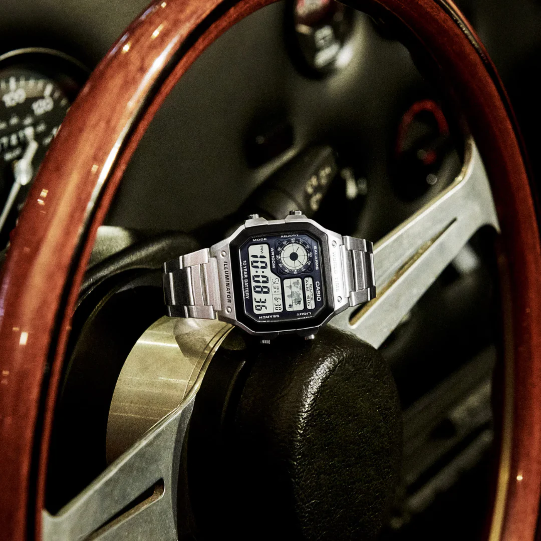 CASIO GENERAL AE-1200WHD-1AVDF DIGITAL SILVER MEN WATCH - Image 3