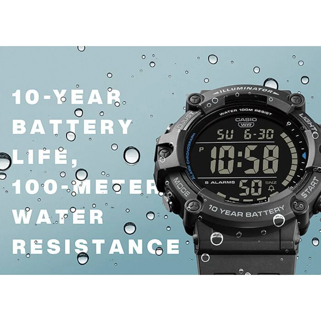CASIO GENERAL AE-1500WH-1AVDF DIGITAL BLACK MEN WATCH - Image 2