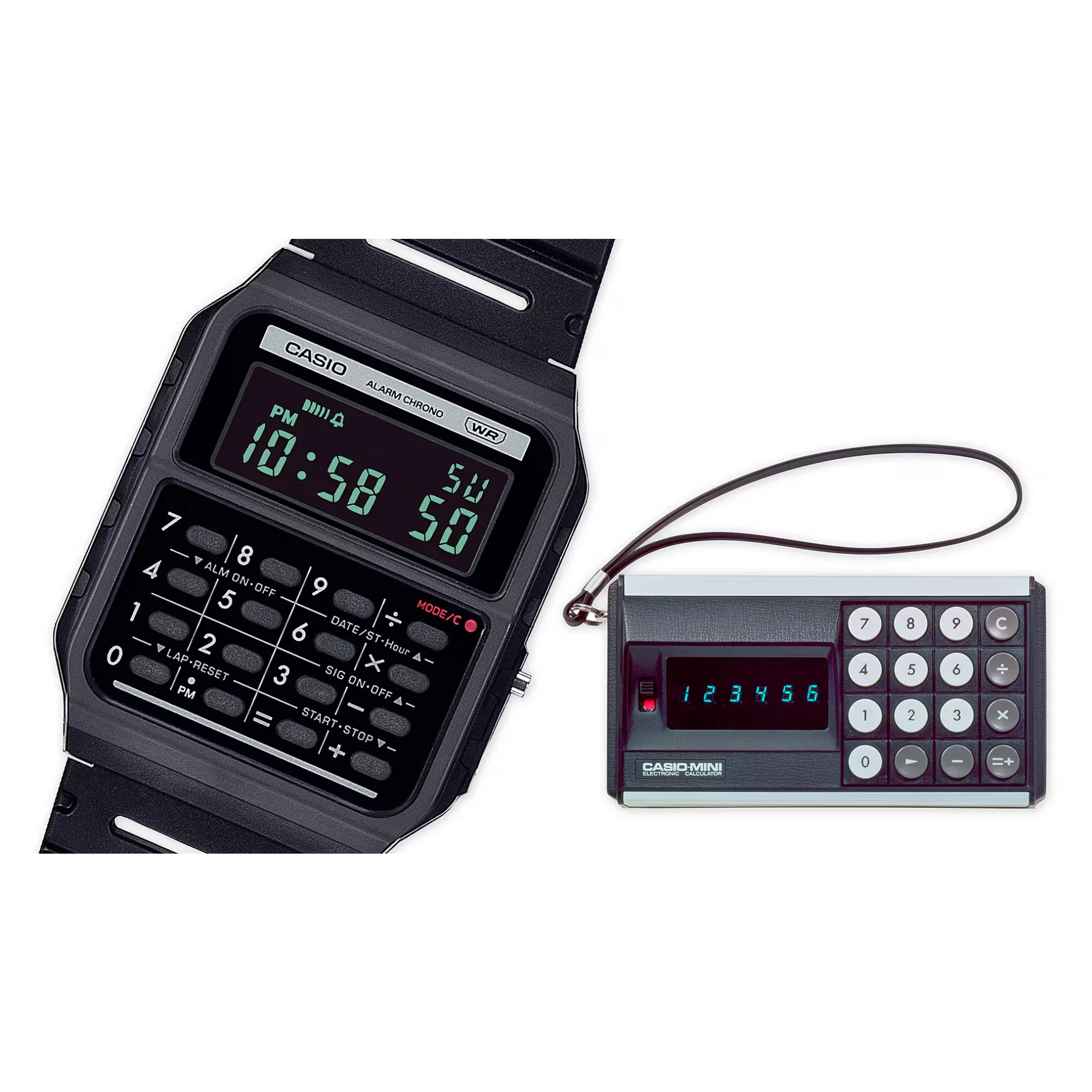 CASIO GENERAL CA-53WB-1BDF DIGITAL CALCULATOR MEN WATCH - Image 4