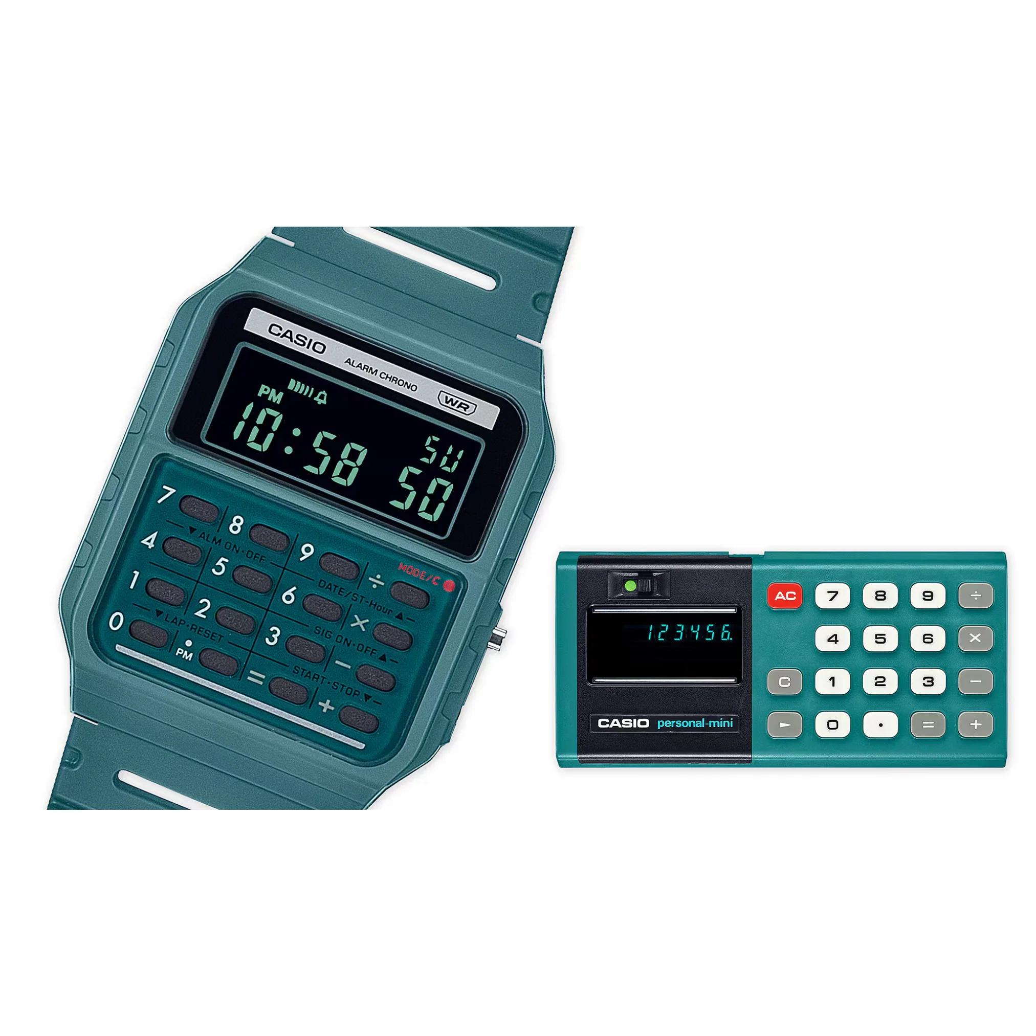 CASIO GENERAL CA-53WB-3BDF DIGITAL CALCULATOR MEN WATCH - Image 3