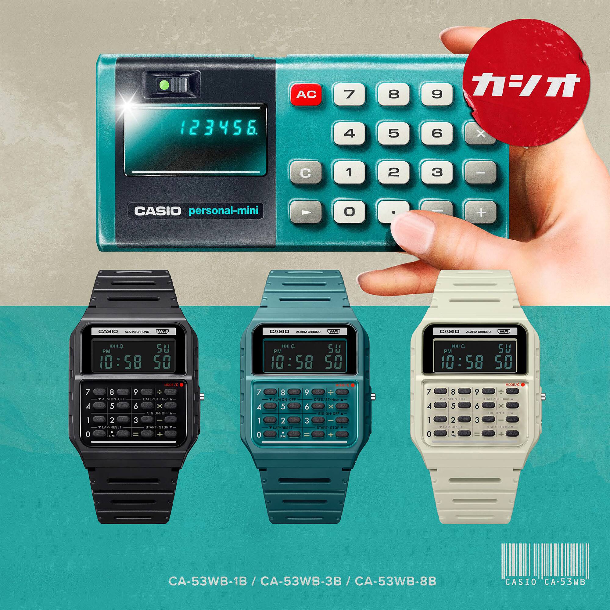 CASIO GENERAL CA-53WB-8BDF DIGITAL CALCULATOR WOMEN WATCH - Image 4