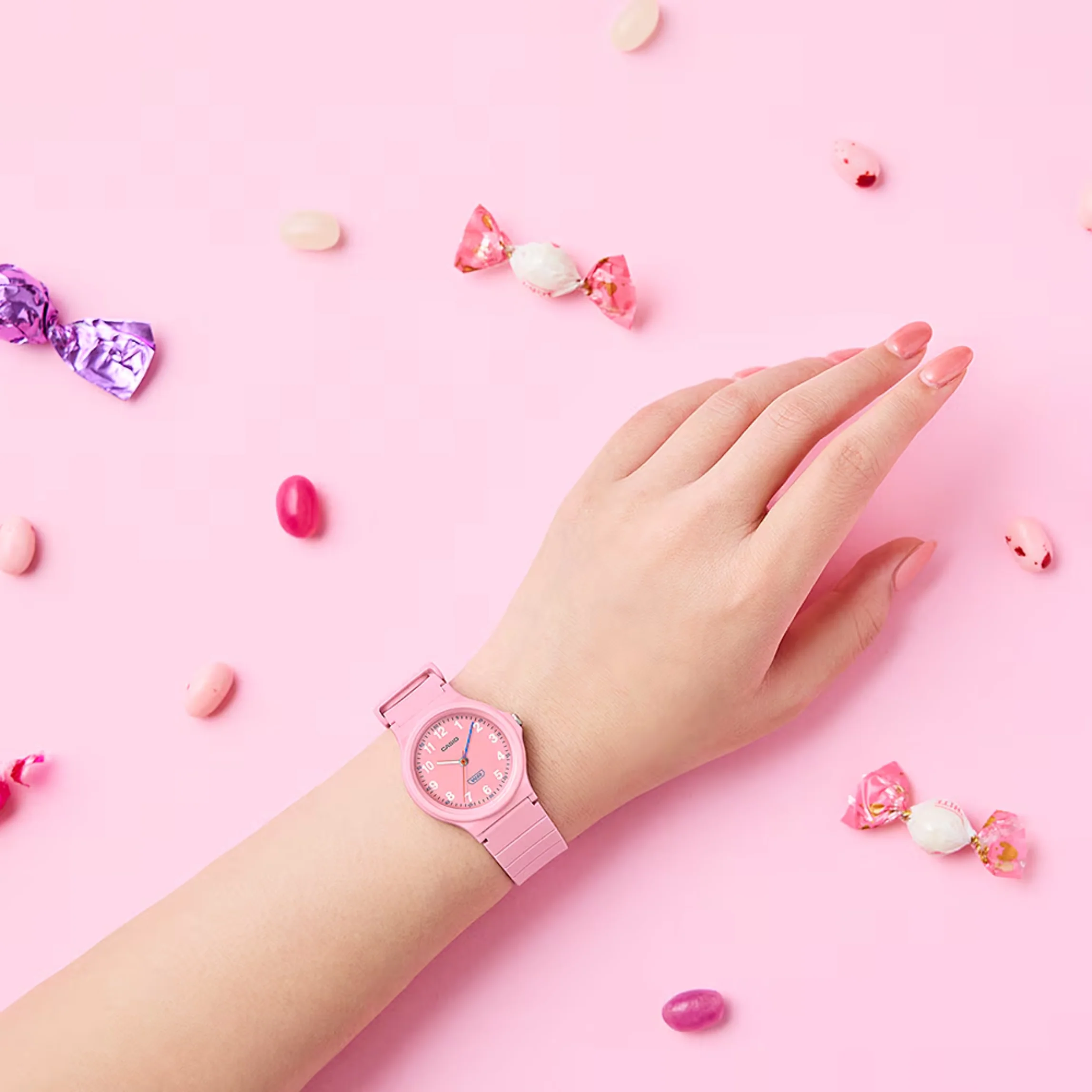 CASIO GENERAL LQ-24B-4BDF ANALOG PINK WOMEN WATCH - Image 3