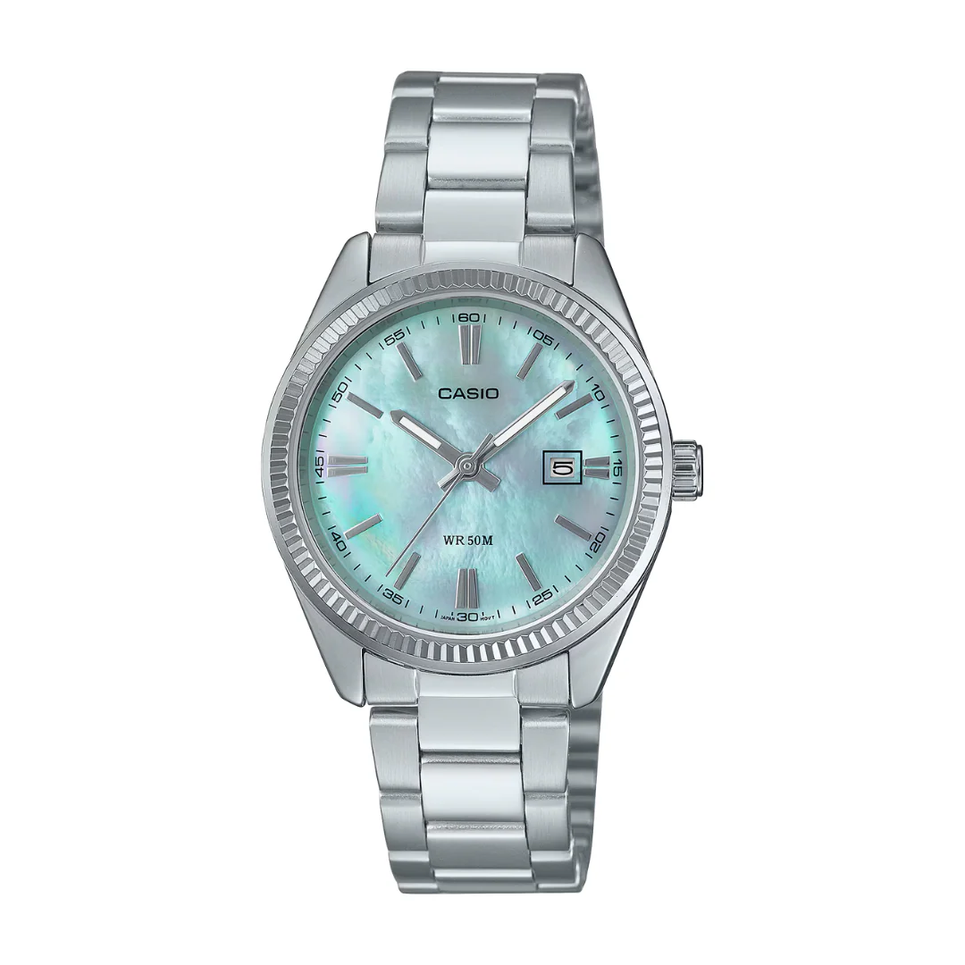 CASIO GENERAL LTP-1302DS-2AVDF ANALOG SILVER WOMEN WATCH