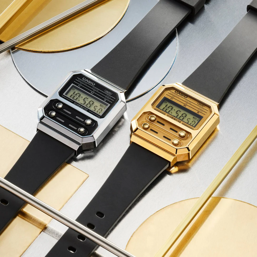 CASIO GENERAL VINTAGE A100WEF-1ADF DIGITAL WOMEN WATCH - Image 6