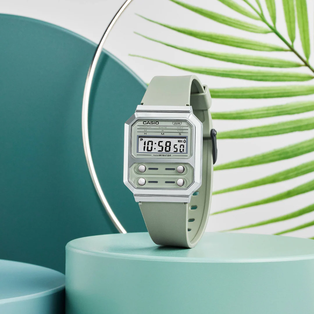 CASIO GENERAL VINTAGE A100WEF-3ADF DIGITAL WOMEN WATCH - Image 4