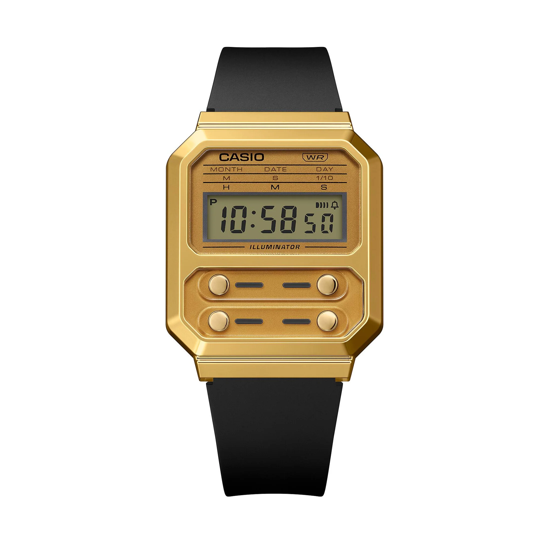 CASIO GENERAL VINTAGE A100WEFG-9ADF DIGITAL GOLD WOMEN WATCH - Image 3