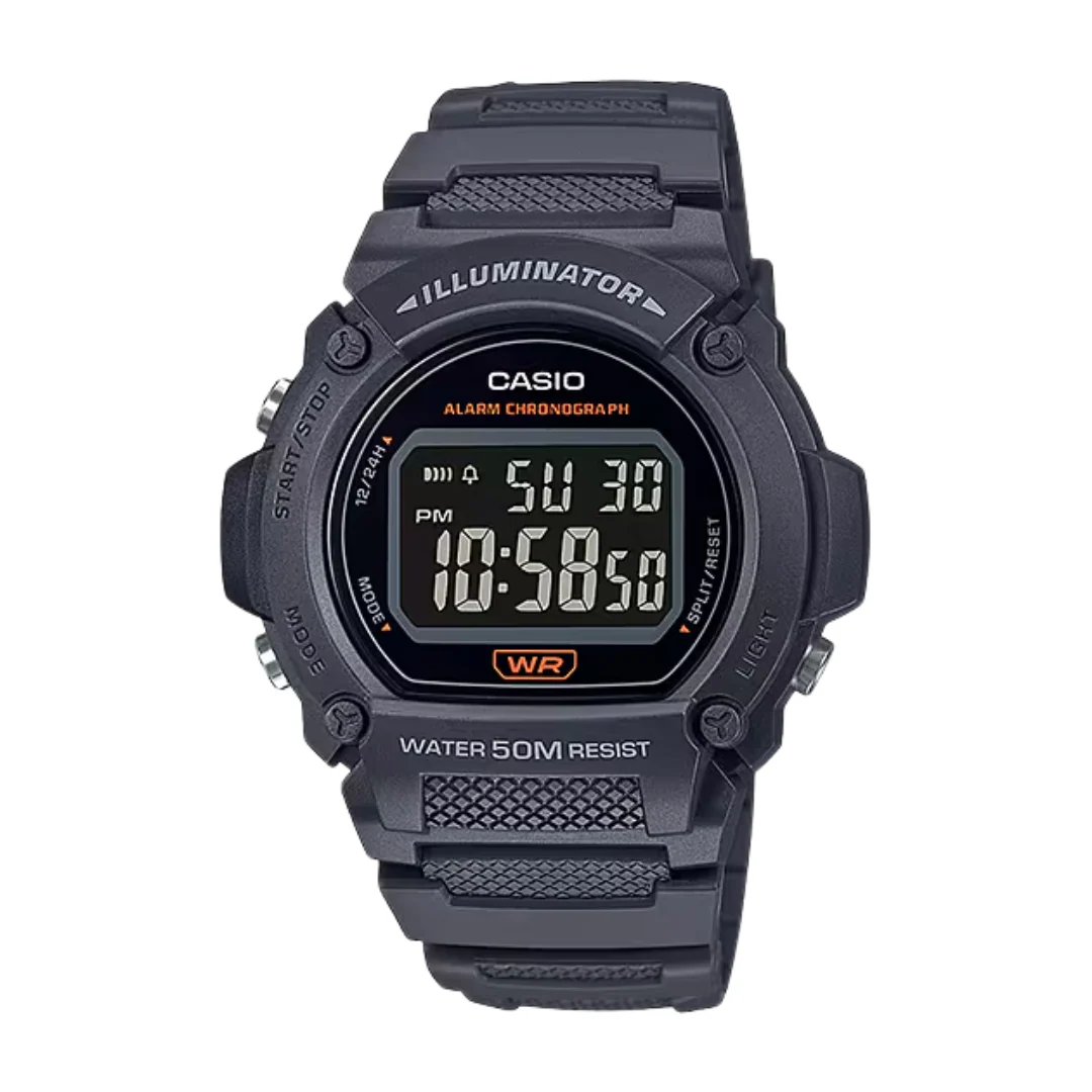 CASIO GENERAL W-219H-8BVDF ILLUMINATOR DIGITAL MEN WATCH