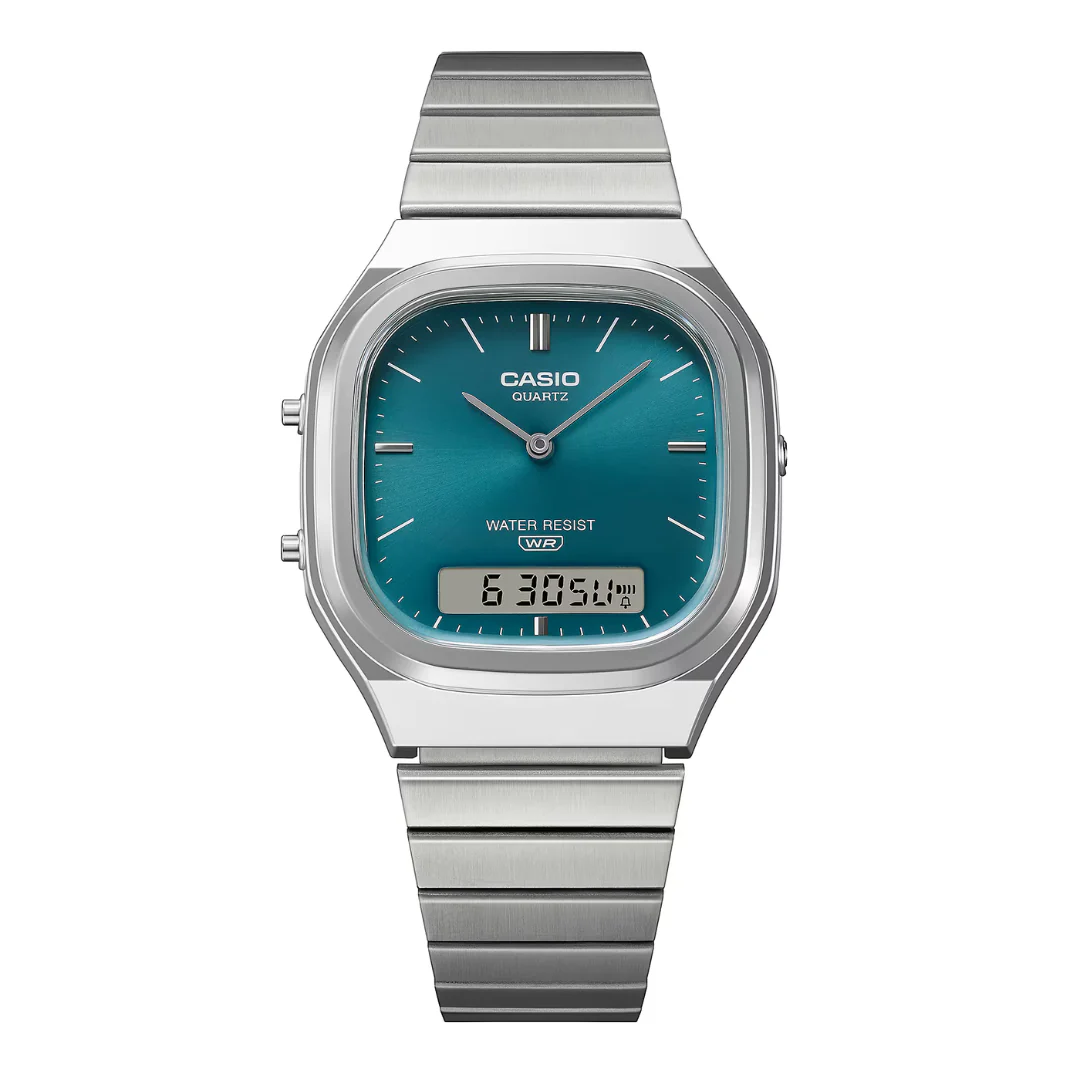 CASIO VINTAGE AQ-240E-3ADF ANALOG-DIGITAL MEN WATCH - Image 6