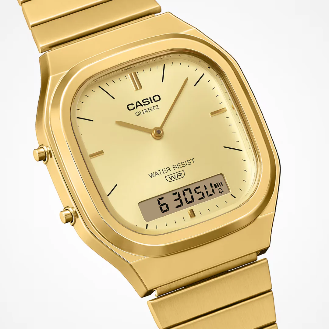 CASIO VINTAGE AQ-240EG-9ADF ANALOG-DIGITAL MEN WATCH - Image 3