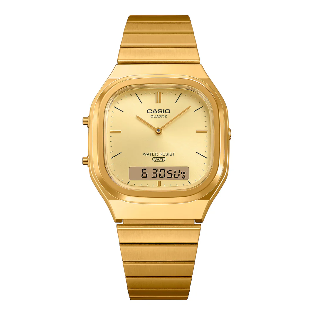 CASIO VINTAGE AQ-240EG-9ADF ANALOG-DIGITAL MEN WATCH - Image 6