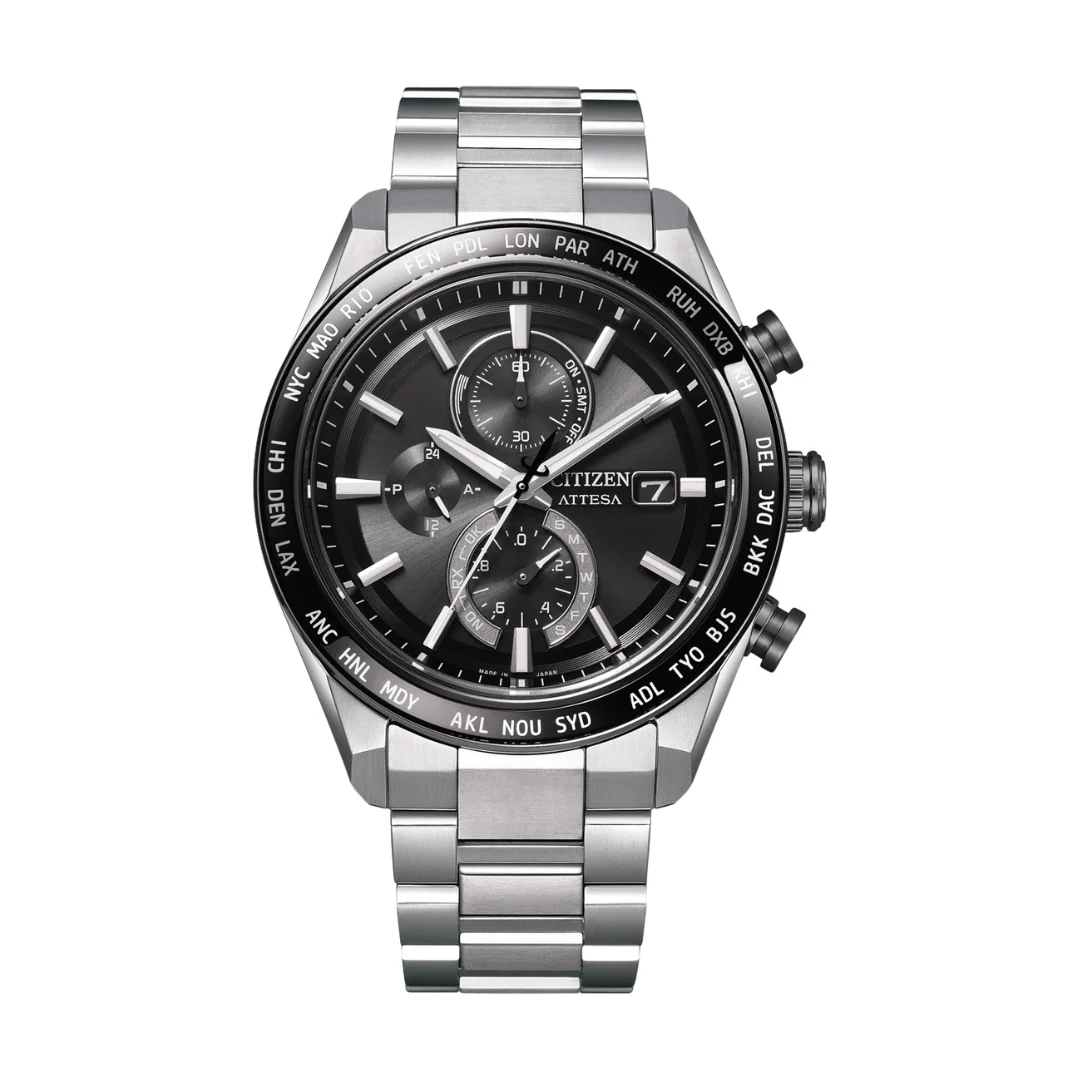 CITIZEN AT8295-56E ATTESA ECO-DRIVE CHRONOGRAPH MEN WATCH