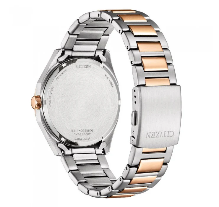 CITIZEN BM7606-84A ECO-DRIVE TWO TONE STAINLESS STEEL MEN WATCH - Image 3