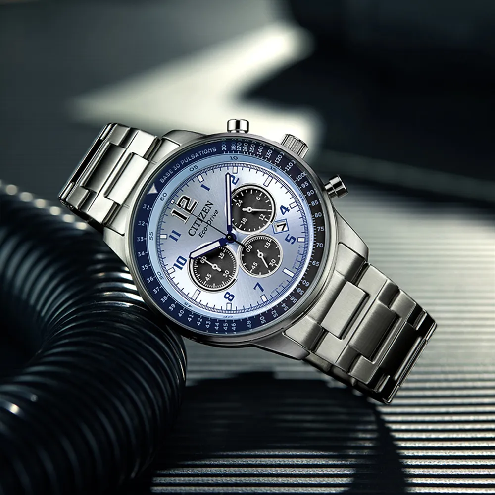 CITIZEN CA4500-83M ECO-DRIVE CHRONOGRAPH MEN WATCH - Image 4
