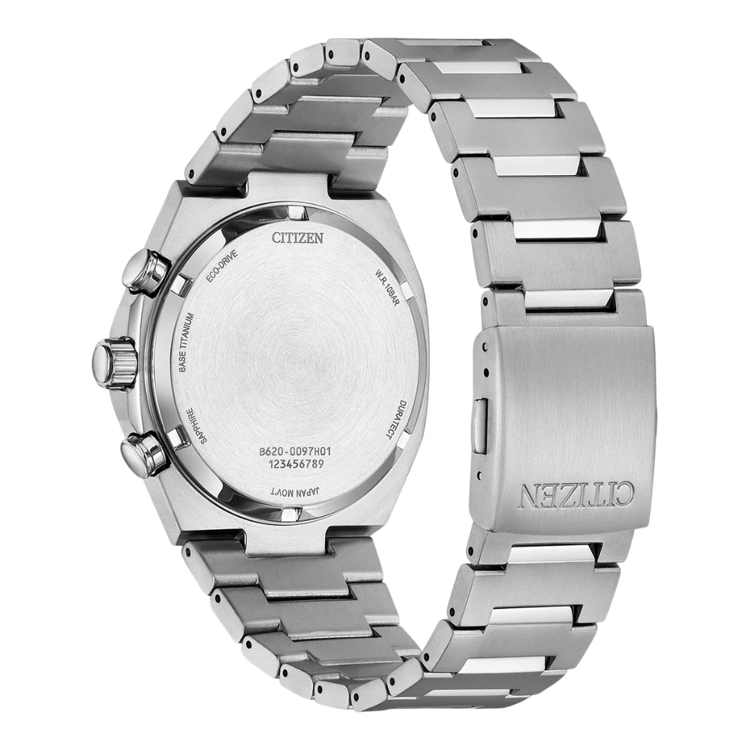 CITIZEN CA4610-85Z SUPER TITANIUM ZENSHIN ECO-DRIVE CHRONOGRAPH MEN WATCH - Image 4