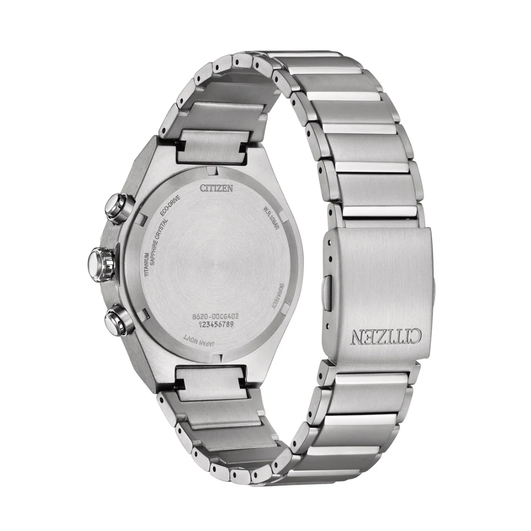 CITIZEN CA4691-59L SUPER TITANIUM ECO-DRIVE CHRONOGRAPH MEN WATCH - Image 2
