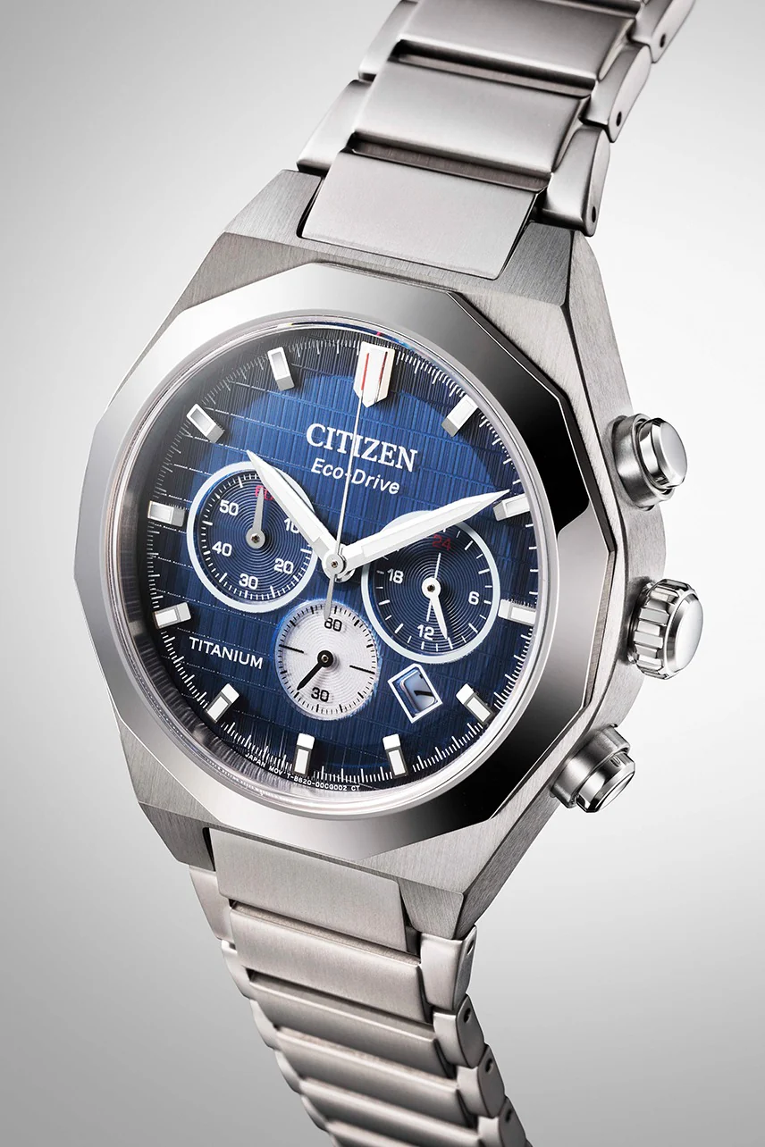 CITIZEN CA4691-59L SUPER TITANIUM ECO-DRIVE CHRONOGRAPH MEN WATCH - Image 3