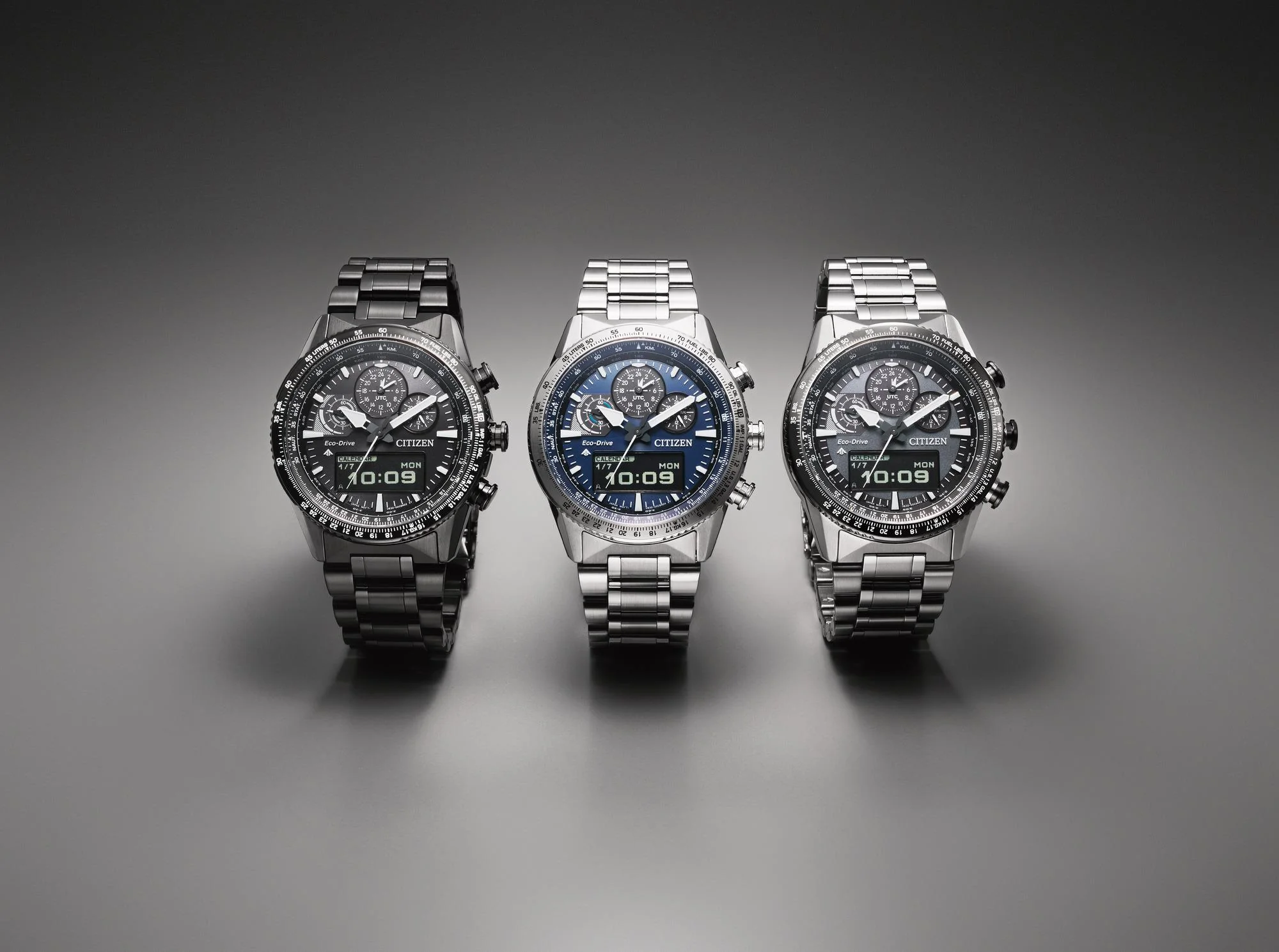 CITIZEN JV2000-51L PROMASTER ECO-DRIVE CHRONOGRAPH MEN WATCH - Image 4