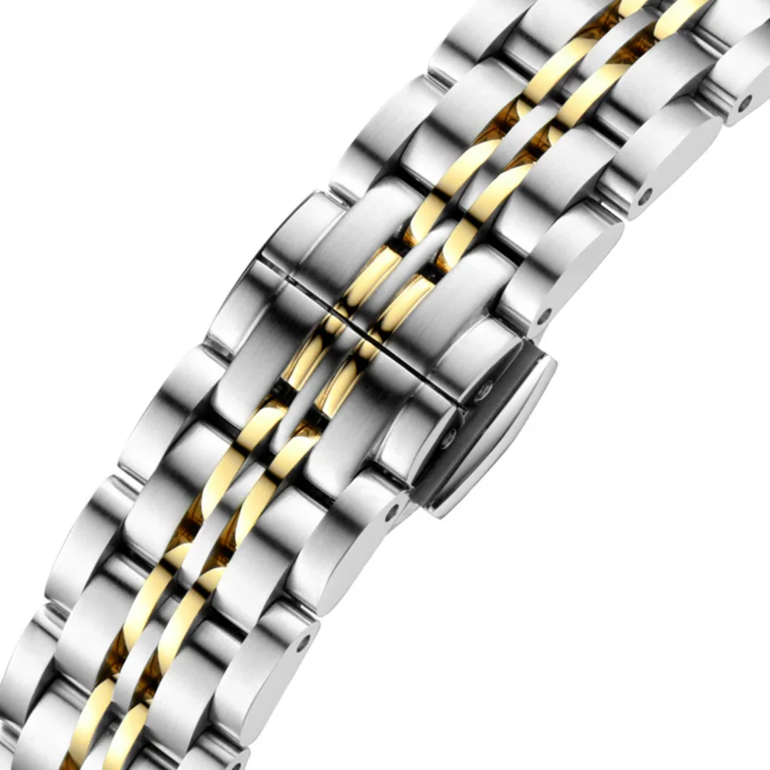 CYMA CHARISMA WOMEN'S SWISS AUTOMATIC WATCH — GREEN & YELLOW GOLD (W02-00815-003) - Image 4
