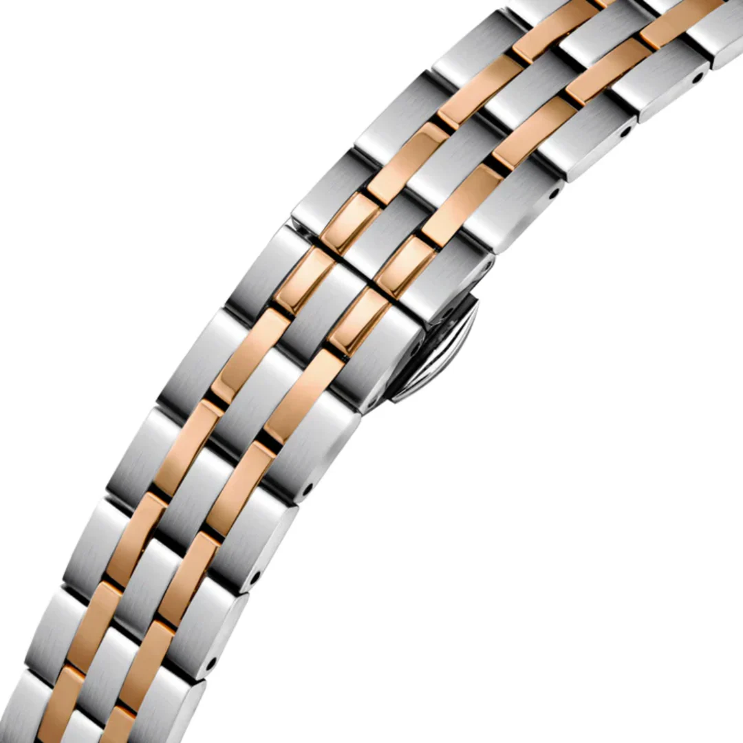 CYMA INTELLIGENTSIA WOMEN'S SWISS QUARTZ WATCH — ROSE GOLD & SILVER (W02-00807-004) - Image 4