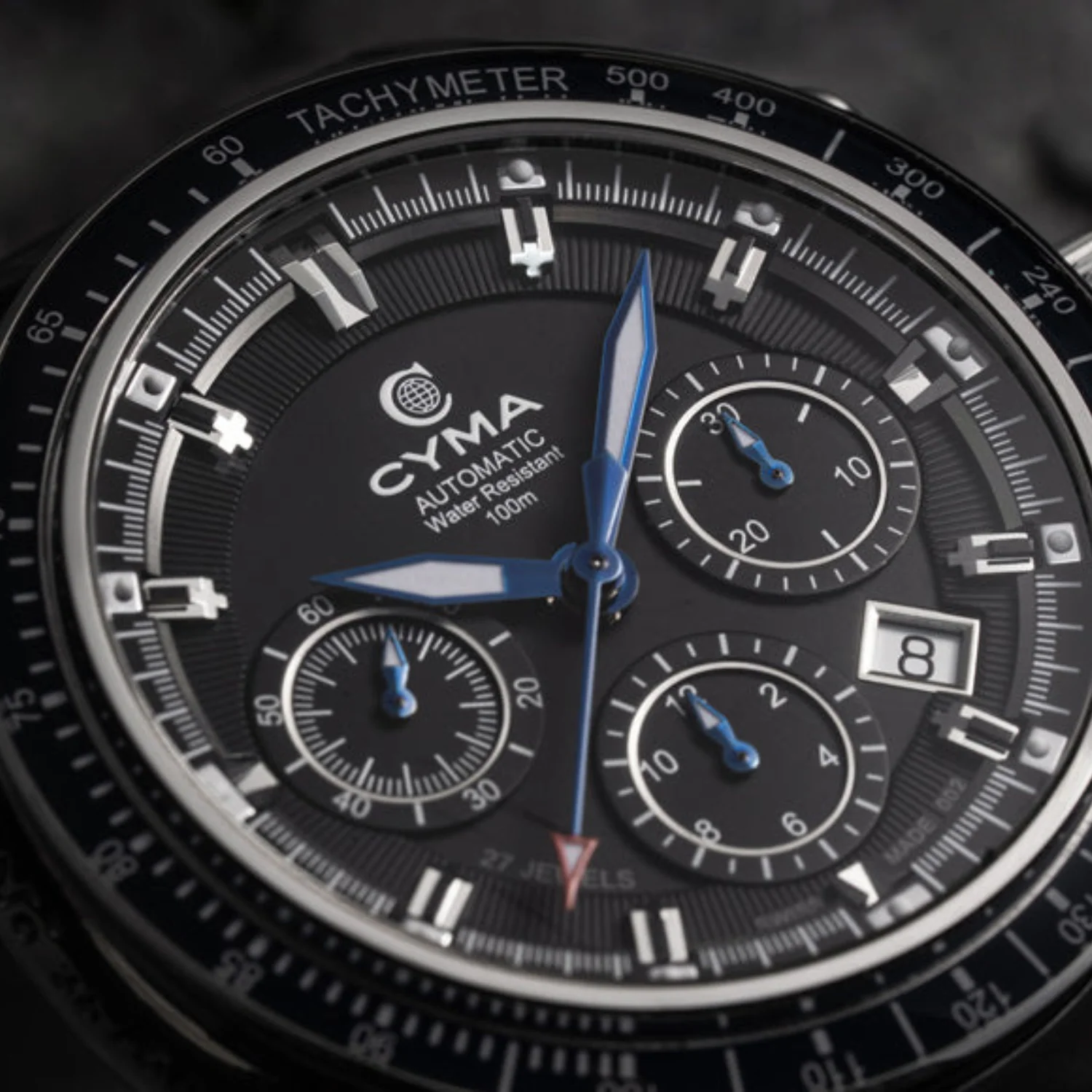 CYMA W02-00608-002 GRAND MAESTRO THE STEEL CROSS LIMITED EDITION AUTOMATIC CHRONOGRAPH MEN WATCH - Image 7